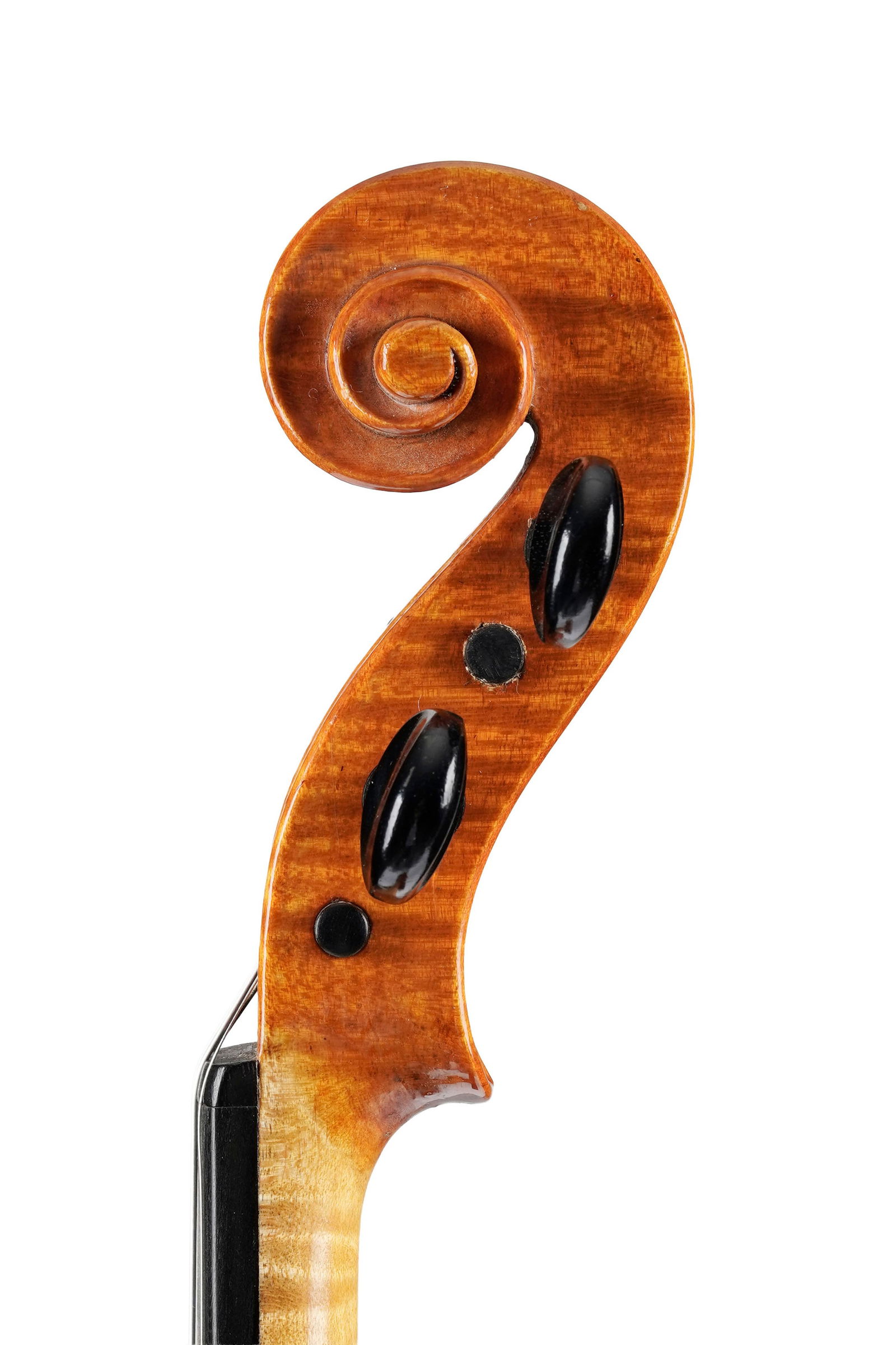 Violon moderne de l'école allemande portant une marque au fer inconnue sous le talon et dans le - 5