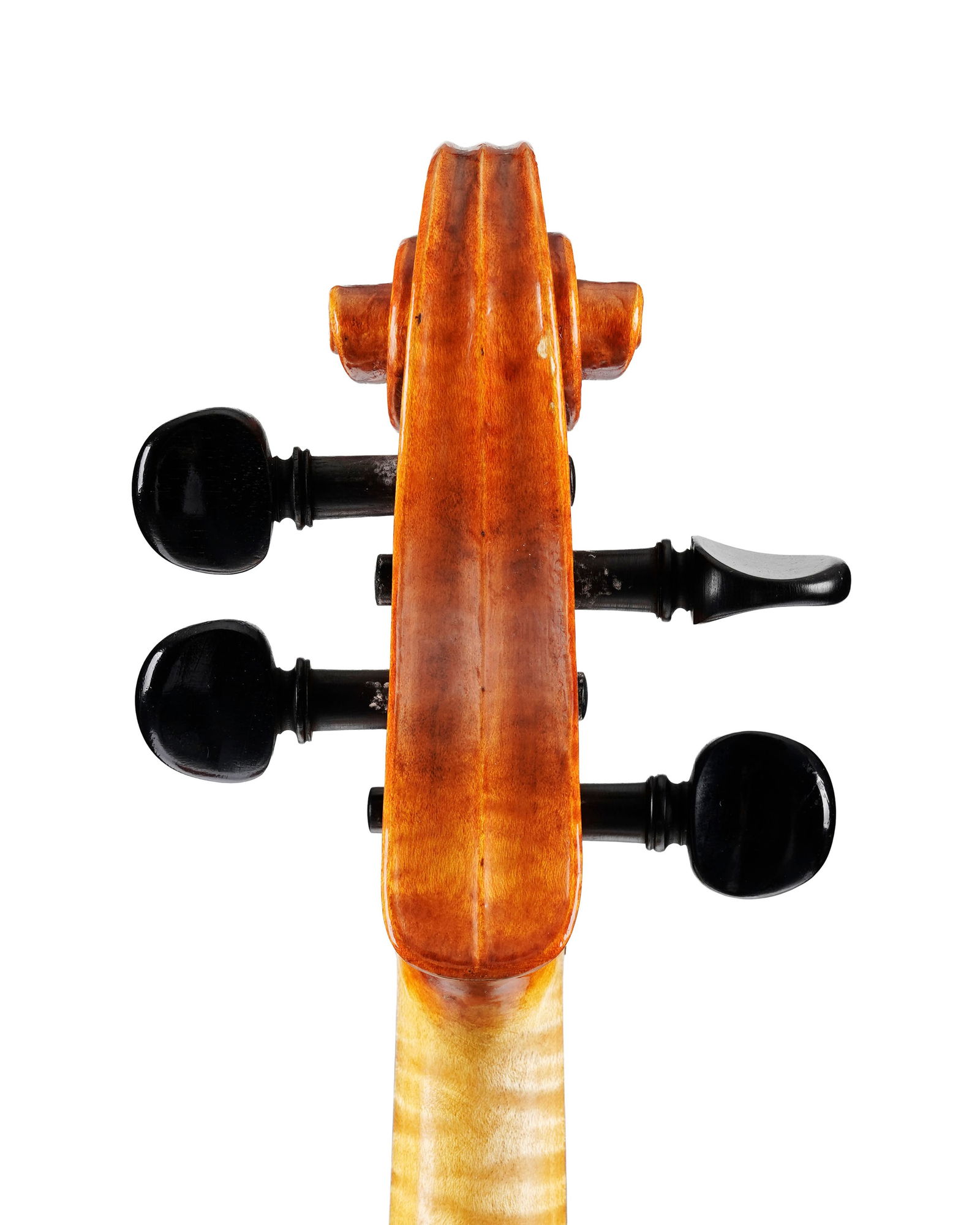 Violon moderne de l'école allemande portant une marque au fer inconnue sous le talon et dans le - 6