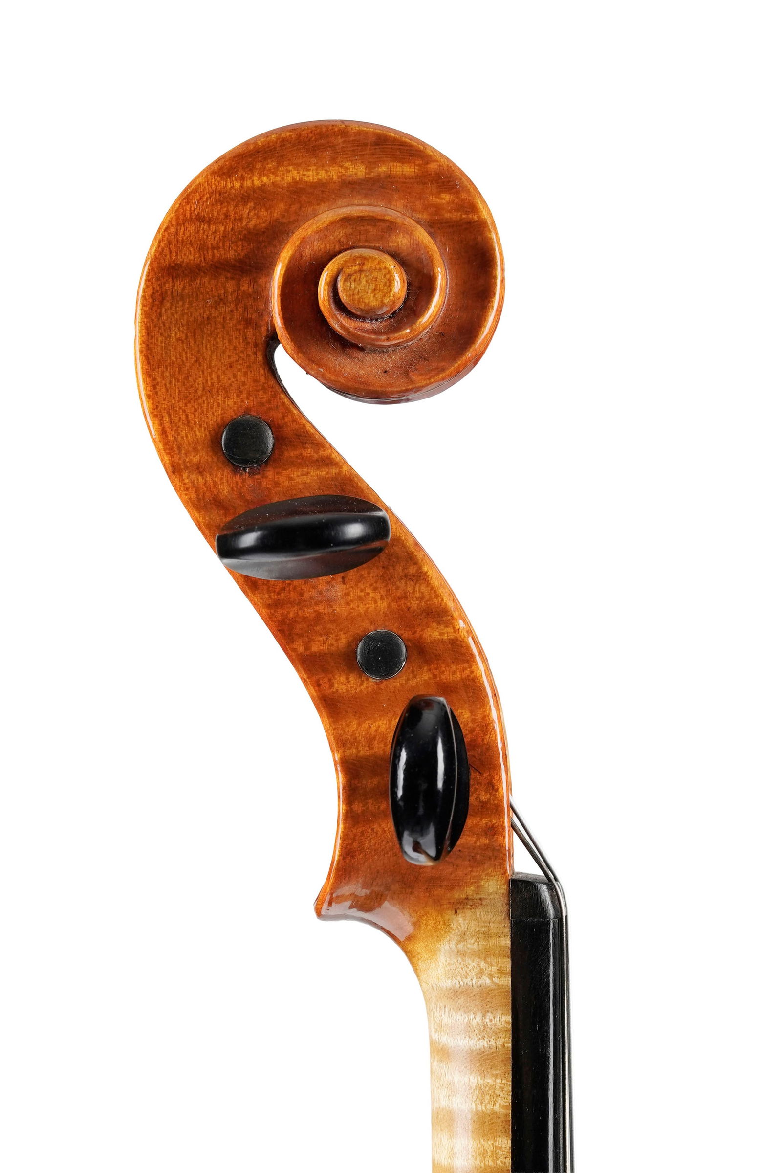 Violon moderne de l'école allemande portant une marque au fer inconnue sous le talon et dans le - 7