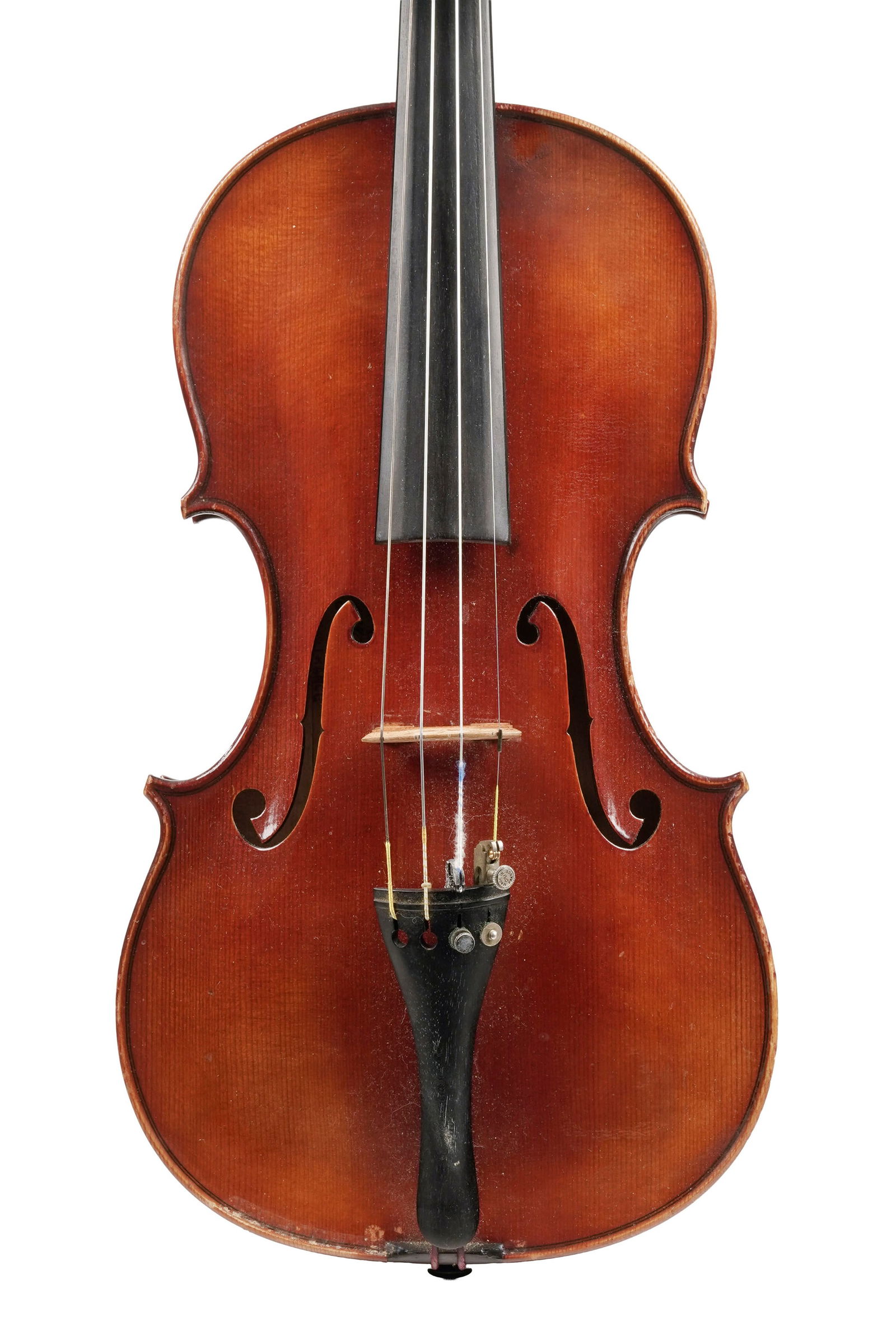 Violon de l'école française portant une étiquette originale fait dans l'atelier de Co (1 of 6)