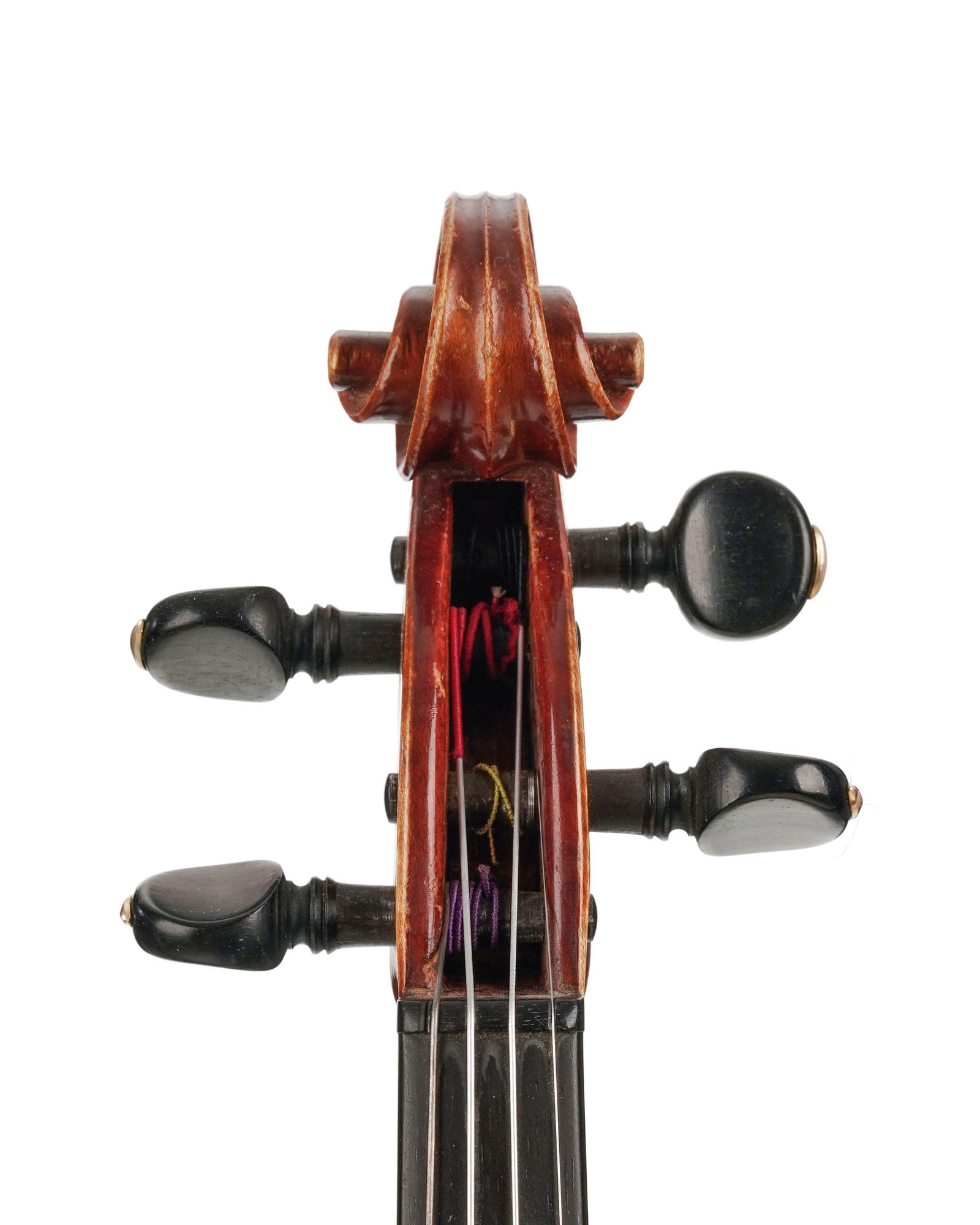 Violon de l'école française portant une étiquette originale fait dans l'atelier de Co - 3