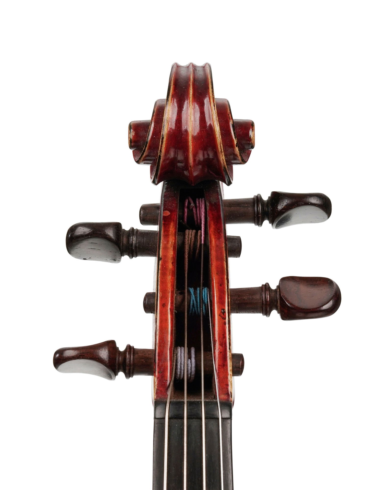 Alto de l'école de Mirecourt portant une étiquette J. Derazay et une marque au fer au mili - 3