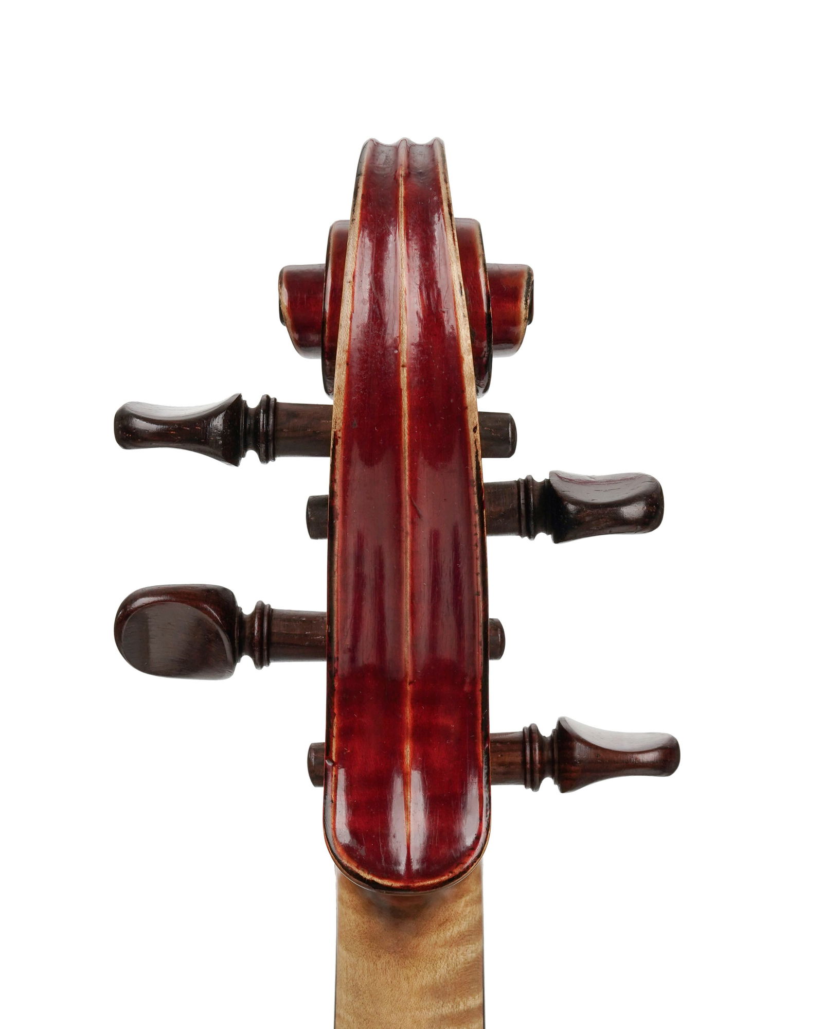 Alto de l'école de Mirecourt portant une étiquette J. Derazay et une marque au fer au mili - 5