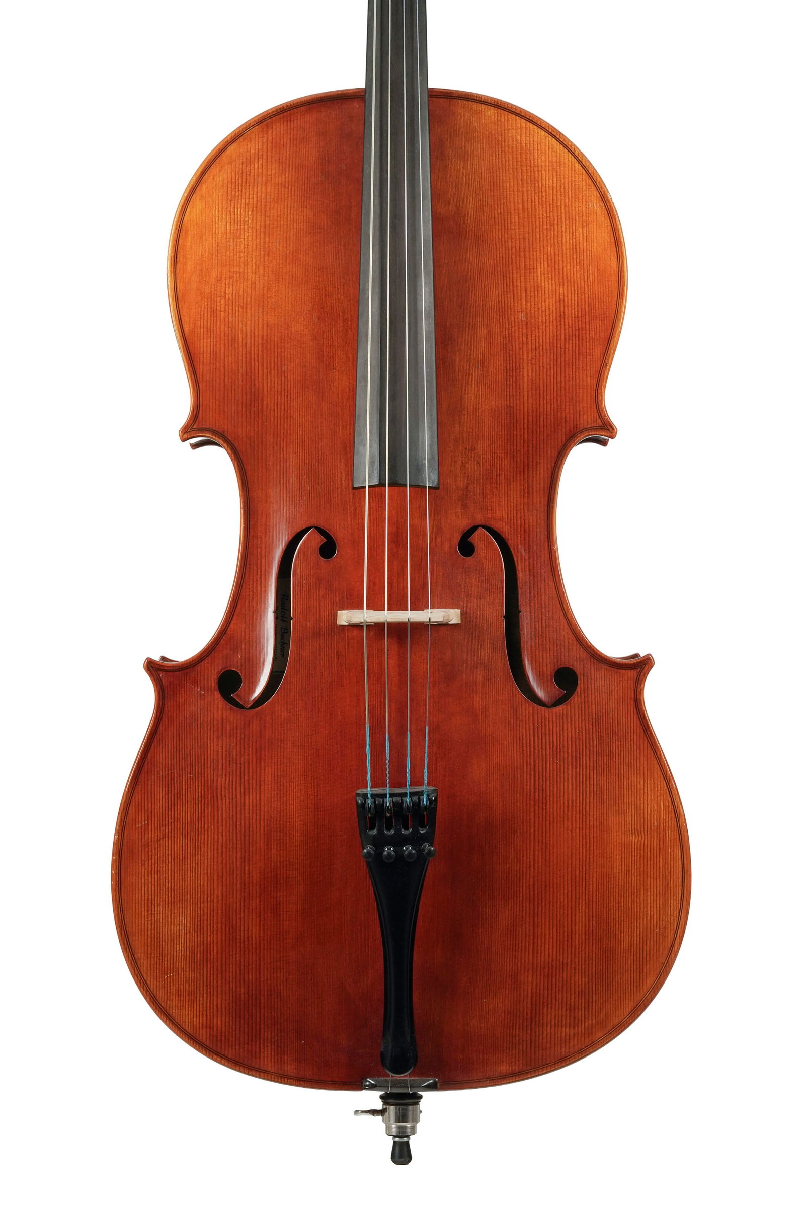 Violoncelle par Rudolf Buchner à Erlangen, modèle 230, 1989, 755 mm. Avec son archet sign&: Violoncelle par Rudolf Buchner à Erlangen, modèle 230, 1989, 755 mm. Avec son archet signé Allegro fait dans les ateliers Finkel à Brienz et son étui rigide ConditionParfait
