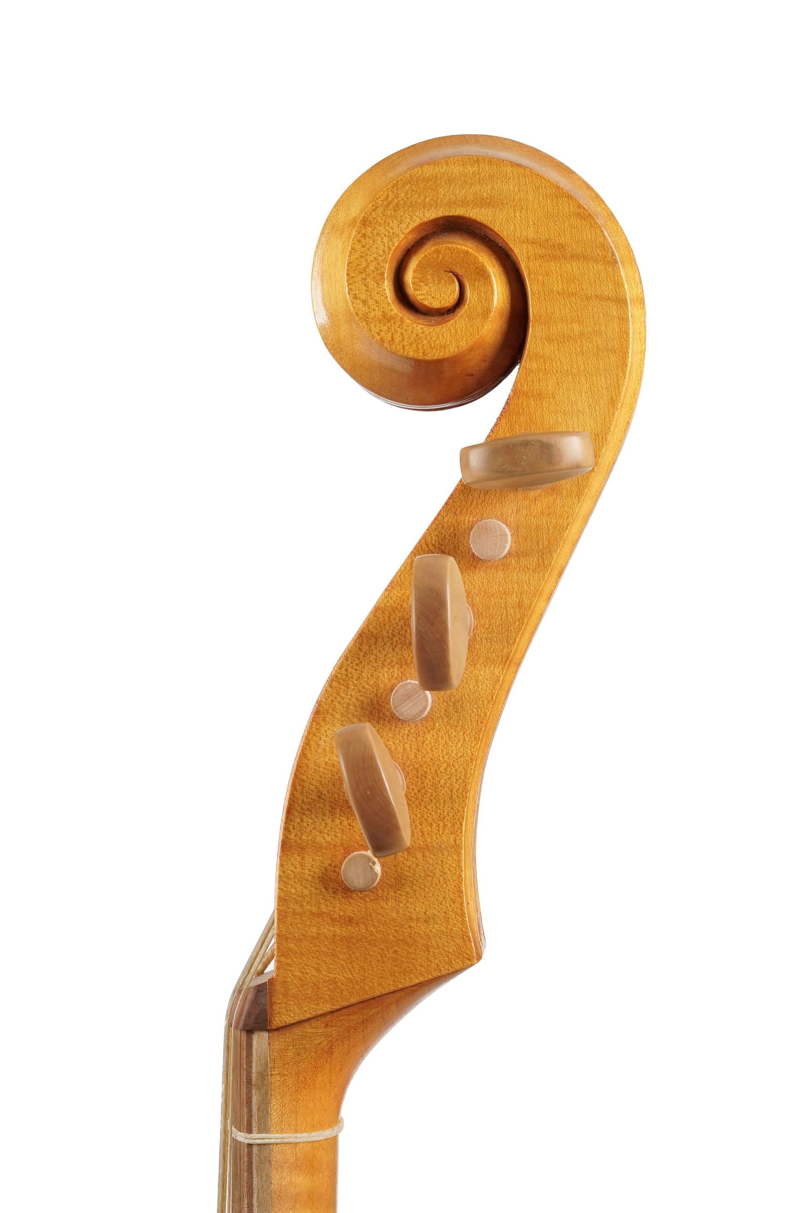 Basse de viole de gambe, portant une étiquette de Pierre Thouvenot à Dieppe datée de  - 5