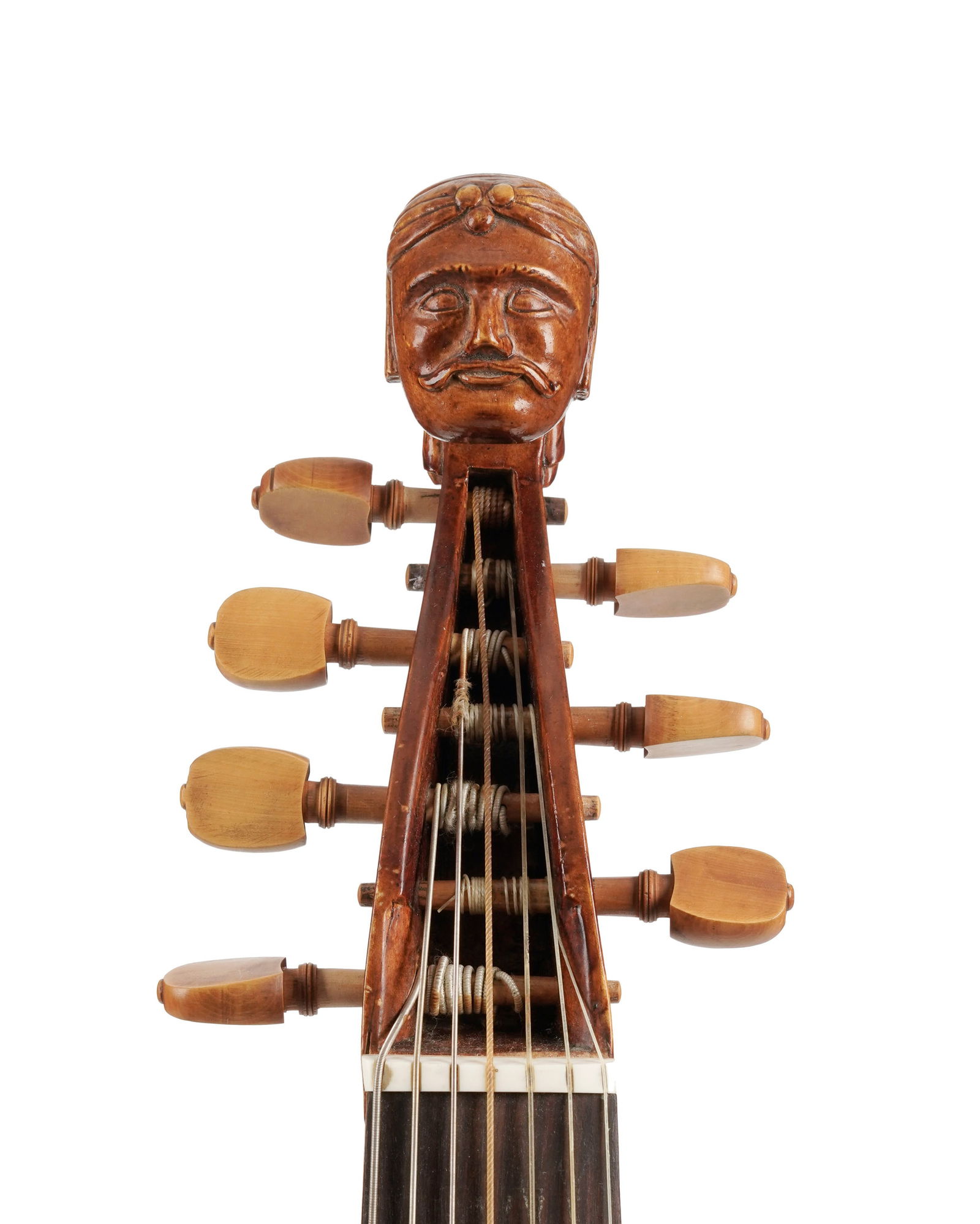 Basse de viole de gambe portant une étiquette de Blaise Lagrange à Genève datée  - 3