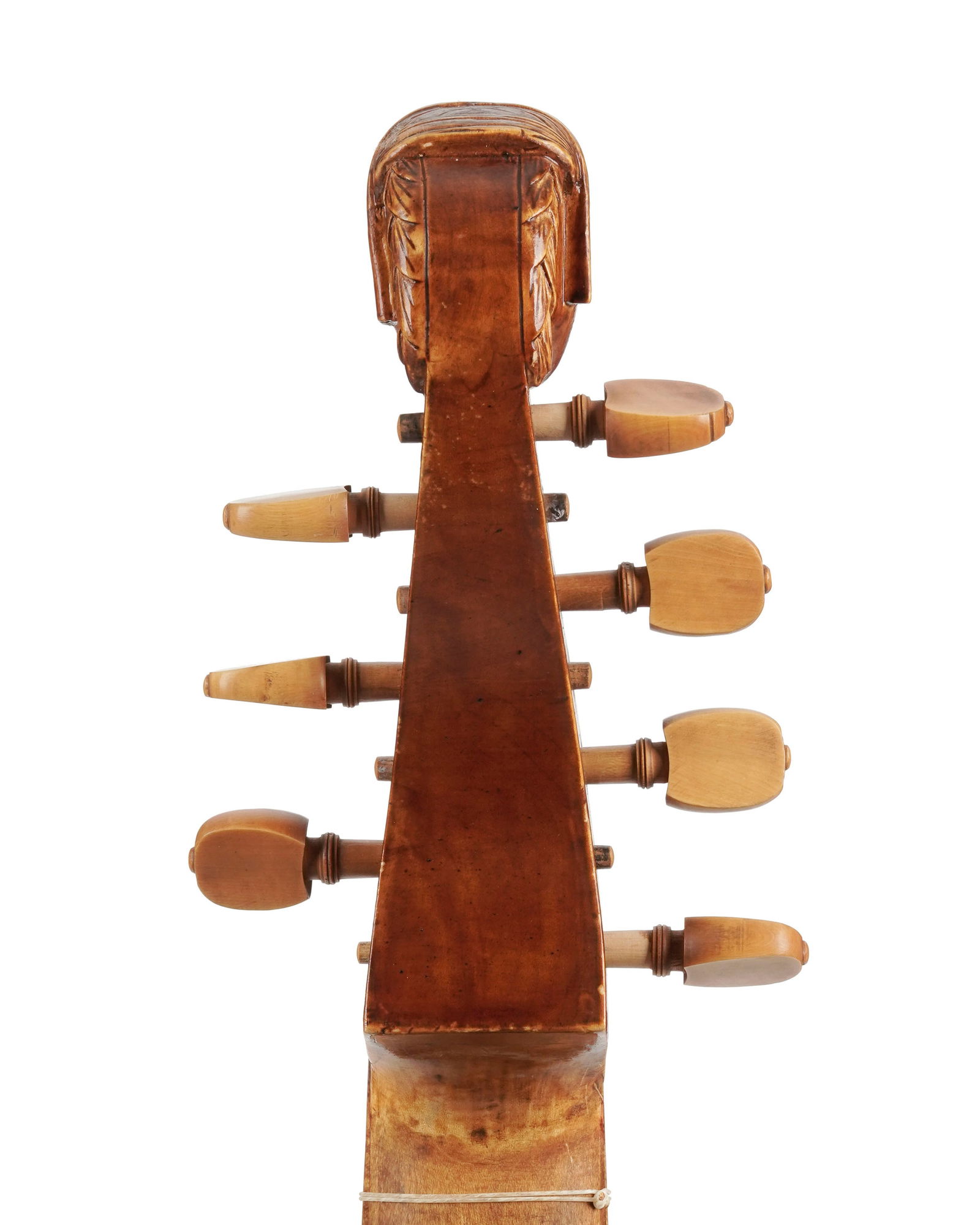 Basse de viole de gambe portant une étiquette de Blaise Lagrange à Genève datée  - 5