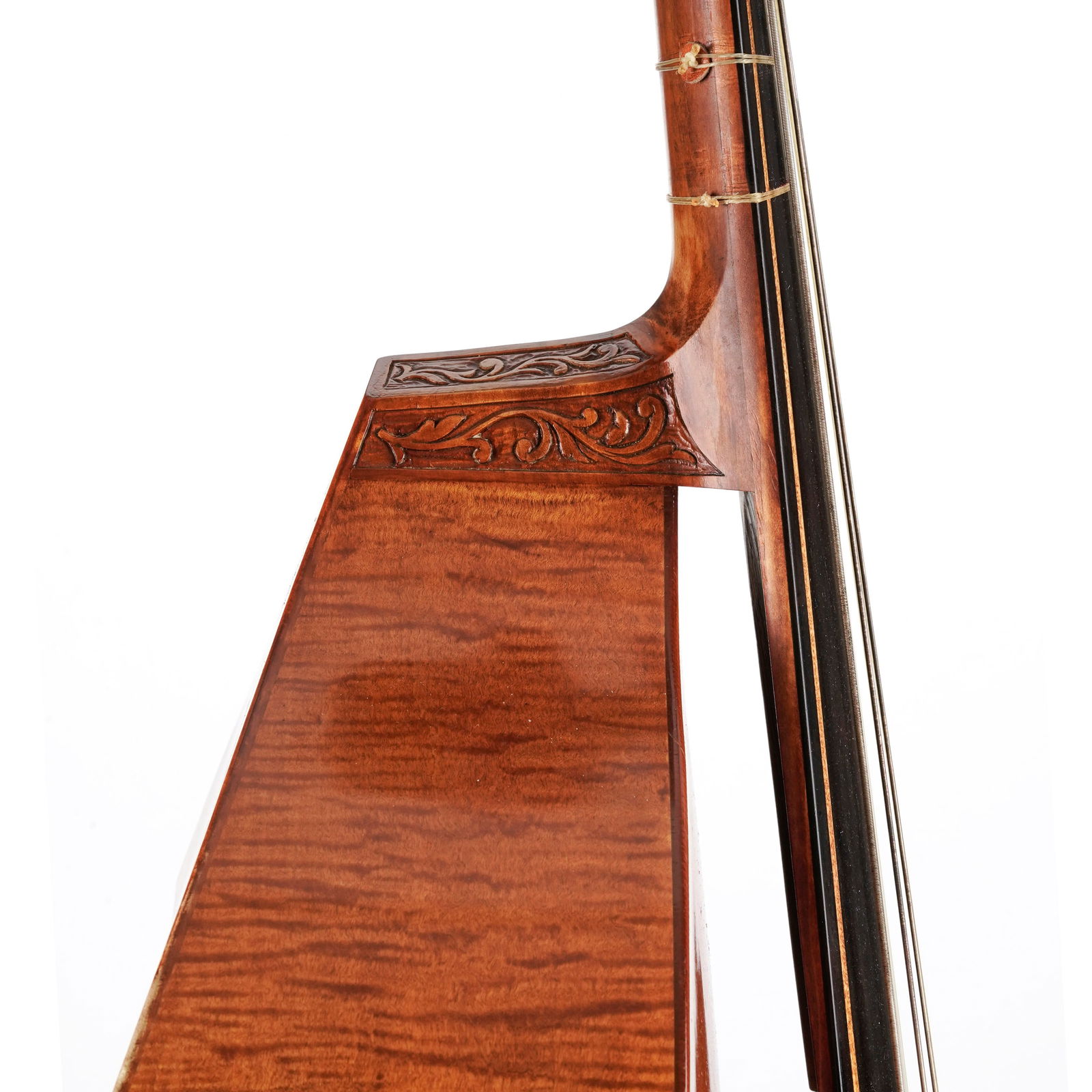 Basse de viole de Gambe portant une étiquette de B. Prunier, Paris, 1985, d'après une viol - 3