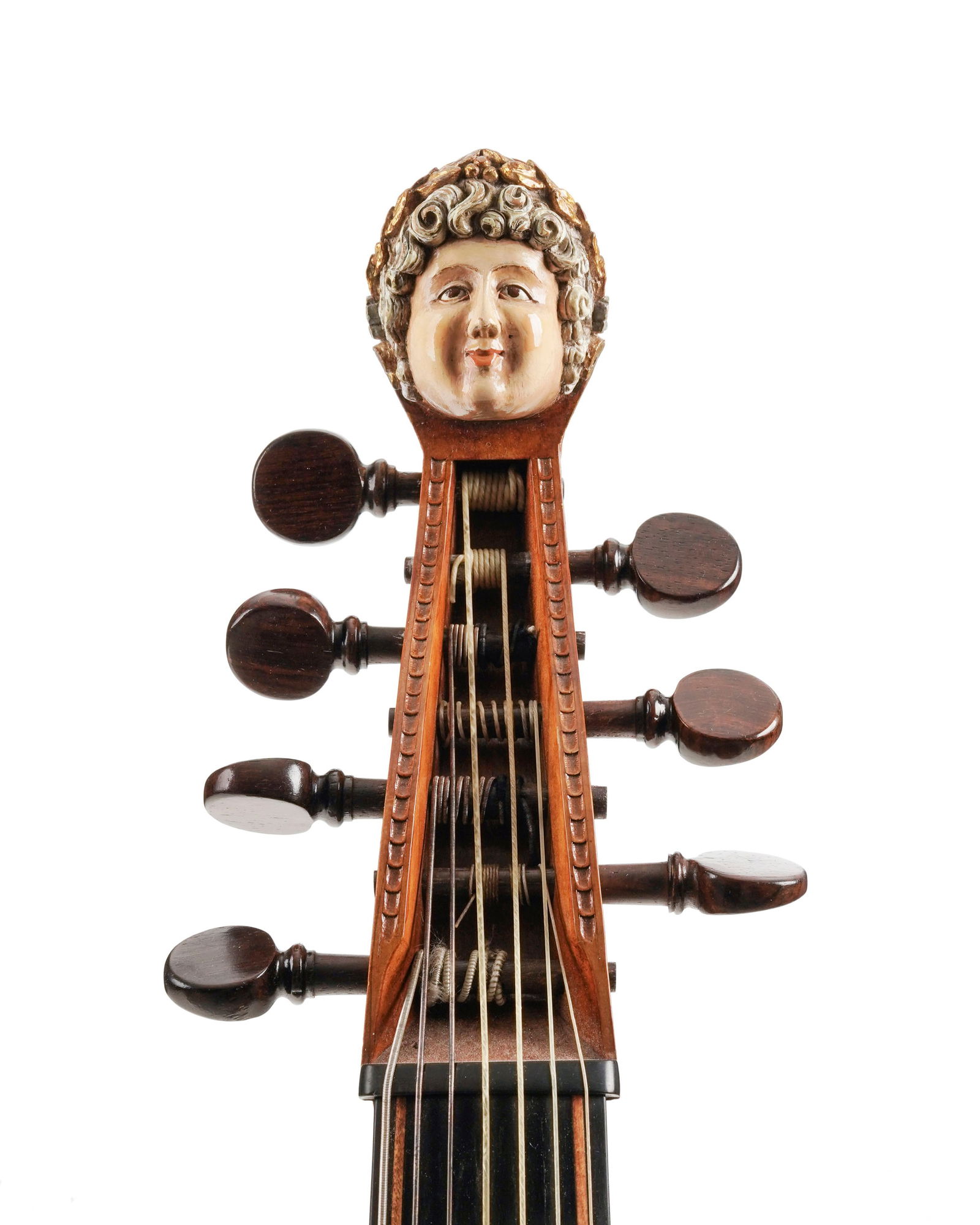 Basse de viole de Gambe portant une étiquette de B. Prunier, Paris, 1985, d'après une viol - 4