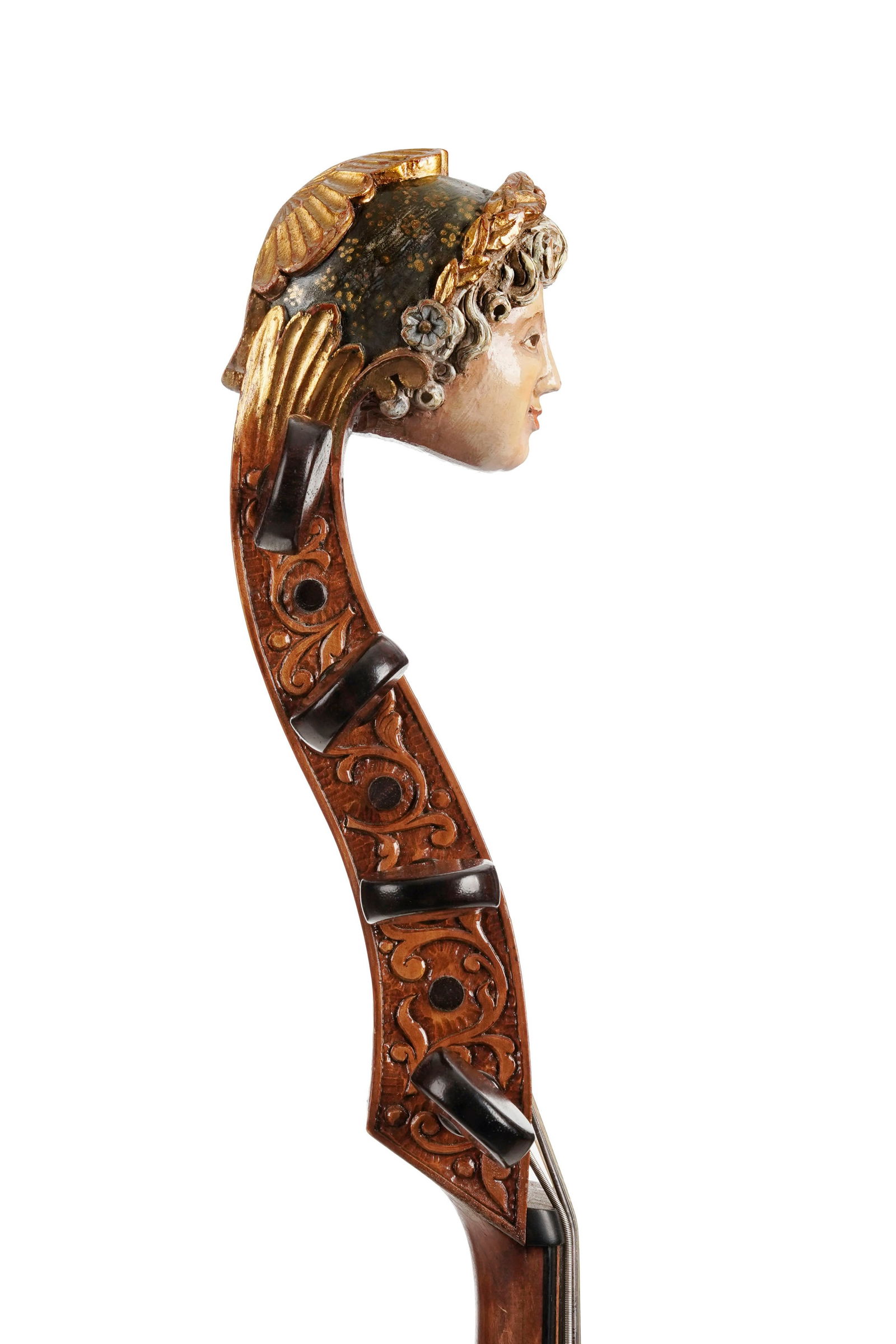 Basse de viole de Gambe portant une étiquette de B. Prunier, Paris, 1985, d'après une viol - 7