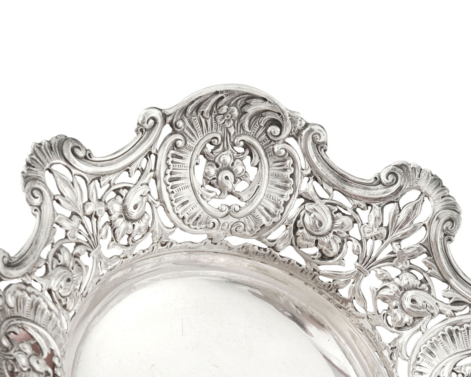 Ensemble d'1 coupelle ajourée, 1 coupe ajourée et 1 coupe tripode en argent anglais et 900 - 3