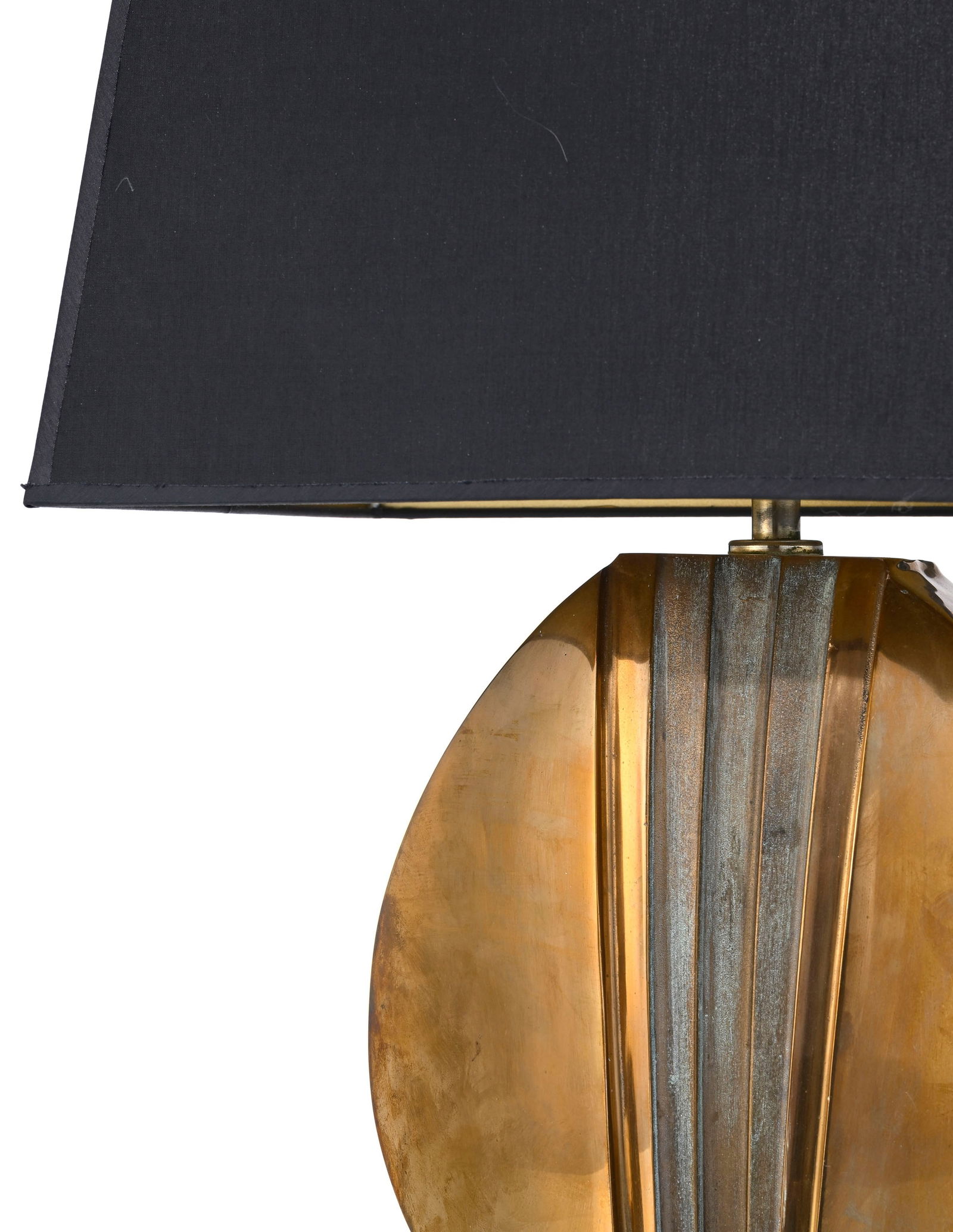 Lampe de salon par Esa Fedrigolli (né en 1950), édition Esart, en bronze à patine dor - 3