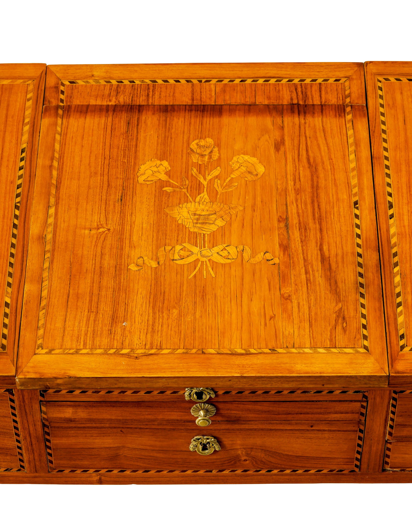 Coiffeuse d'époque Louis XVI, estampillée J.BIRCKLE et JME, en placage de bois de rose et  - 3