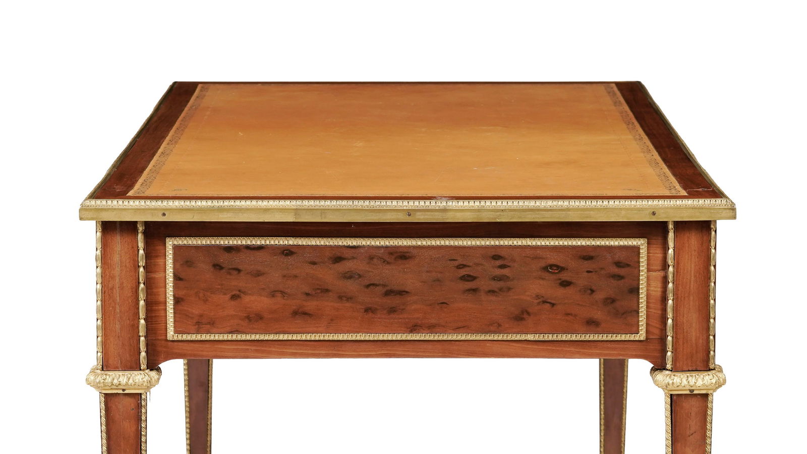 Bureau plat d'époque Louis XVI attribué à Jean-Henri Riesener (1734-1806), en placage - 6