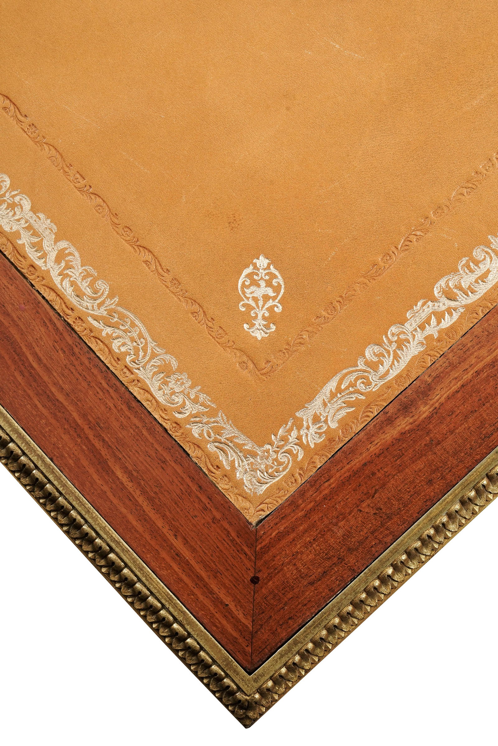 Bureau plat d'époque Louis XVI attribué à Jean-Henri Riesener (1734-1806), en placage - 7