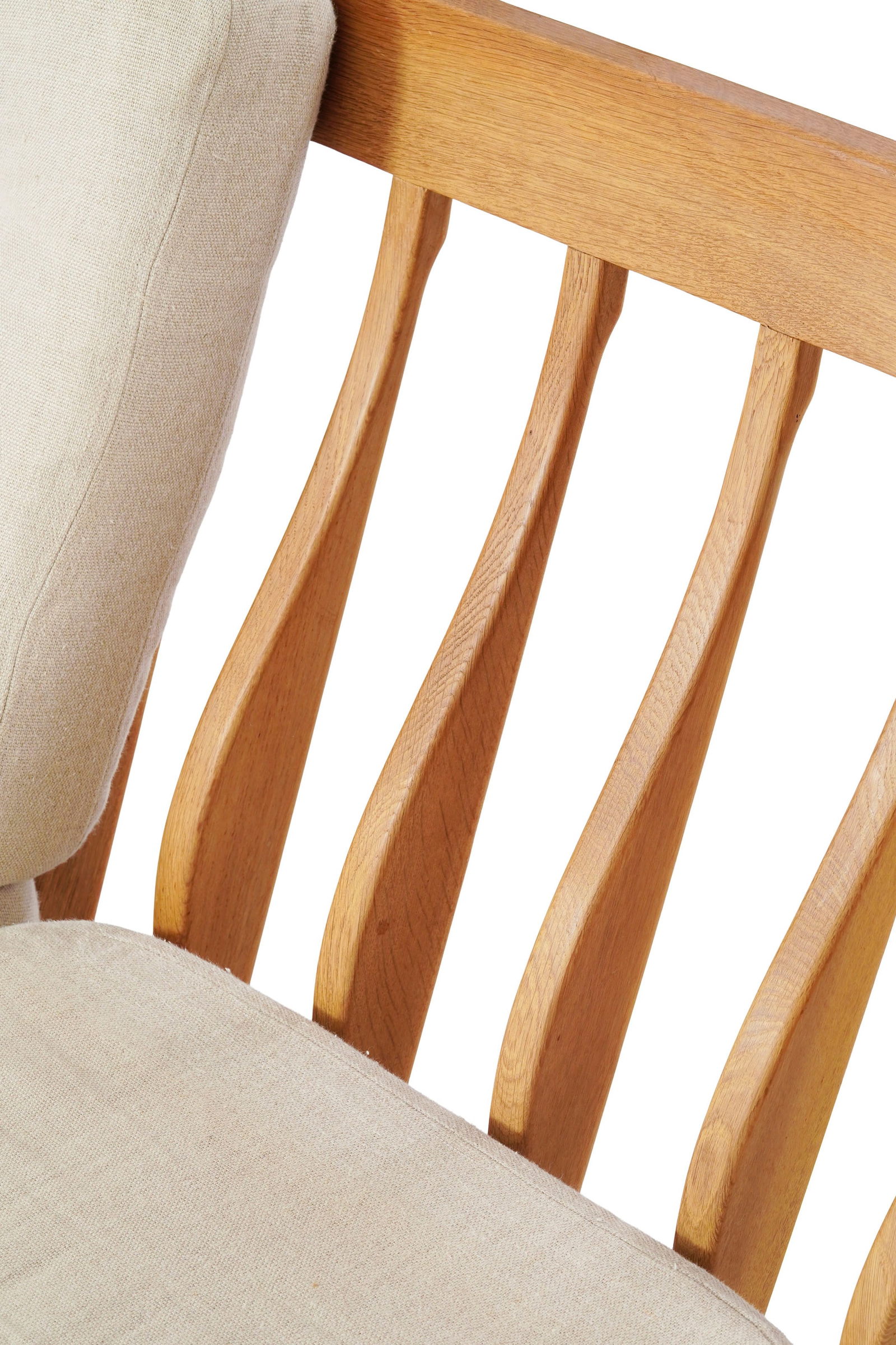 Canapé par Robert Guillerme (1913-1990) et Jacques Chambron (1914-2001), structure en chên - 3