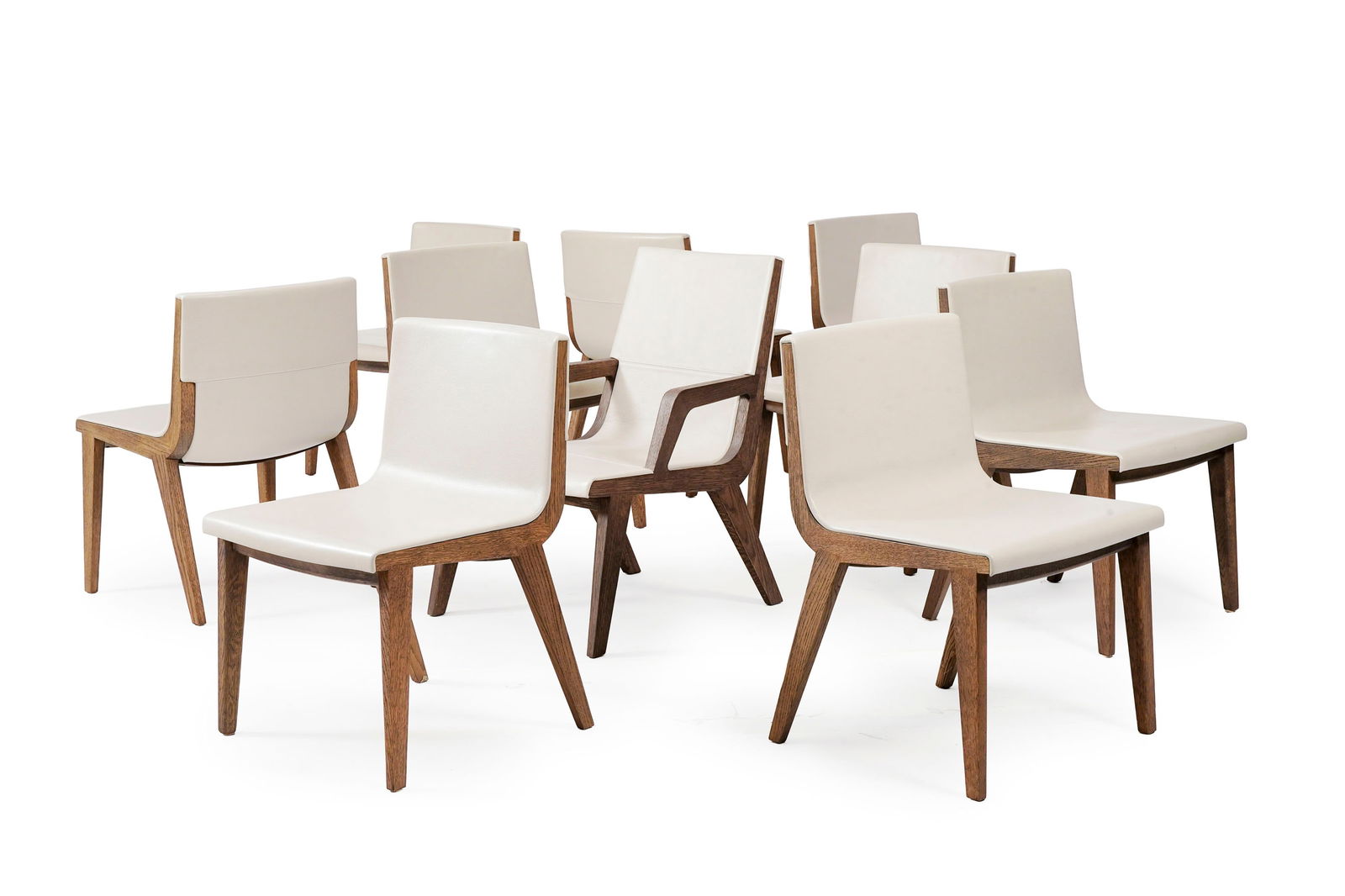 Suite de 10 chaises et 1 fauteuil Acanto par Antonio Citterio (né en 1950), édition Maxalt (1 of 2)