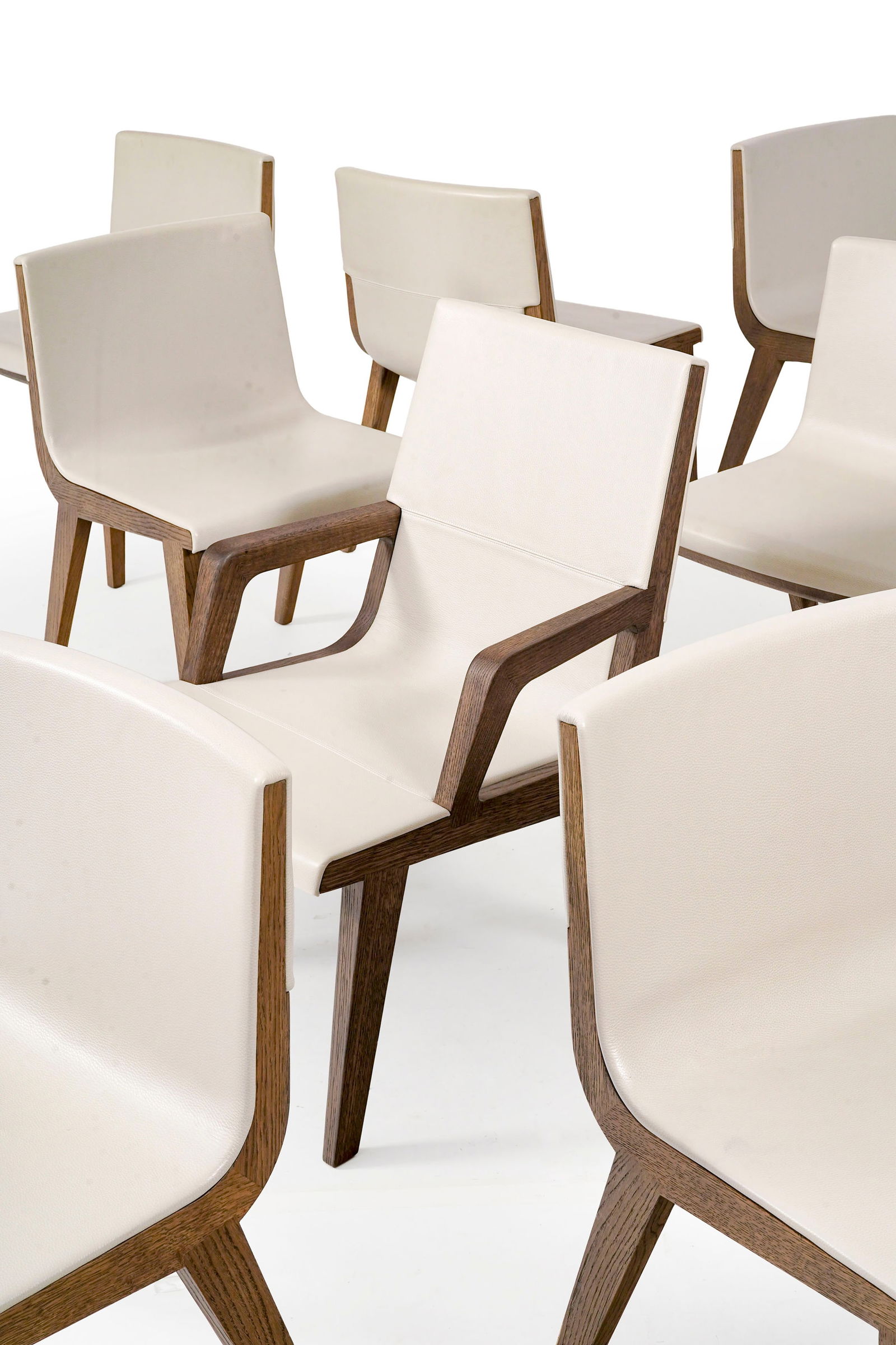 Suite de 10 chaises et 1 fauteuil Acanto par Antonio Citterio (né en 1950), édition Maxalt - 2