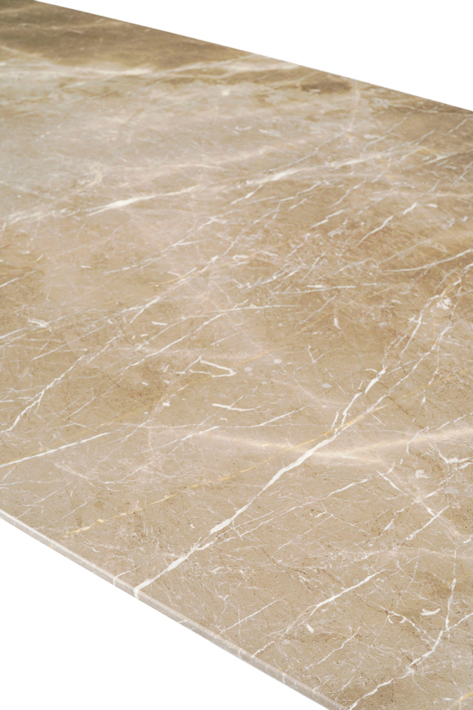 Table de salle à manger Concorde, édition Poliform, Italie, XXe s., à plateau en marb - 2