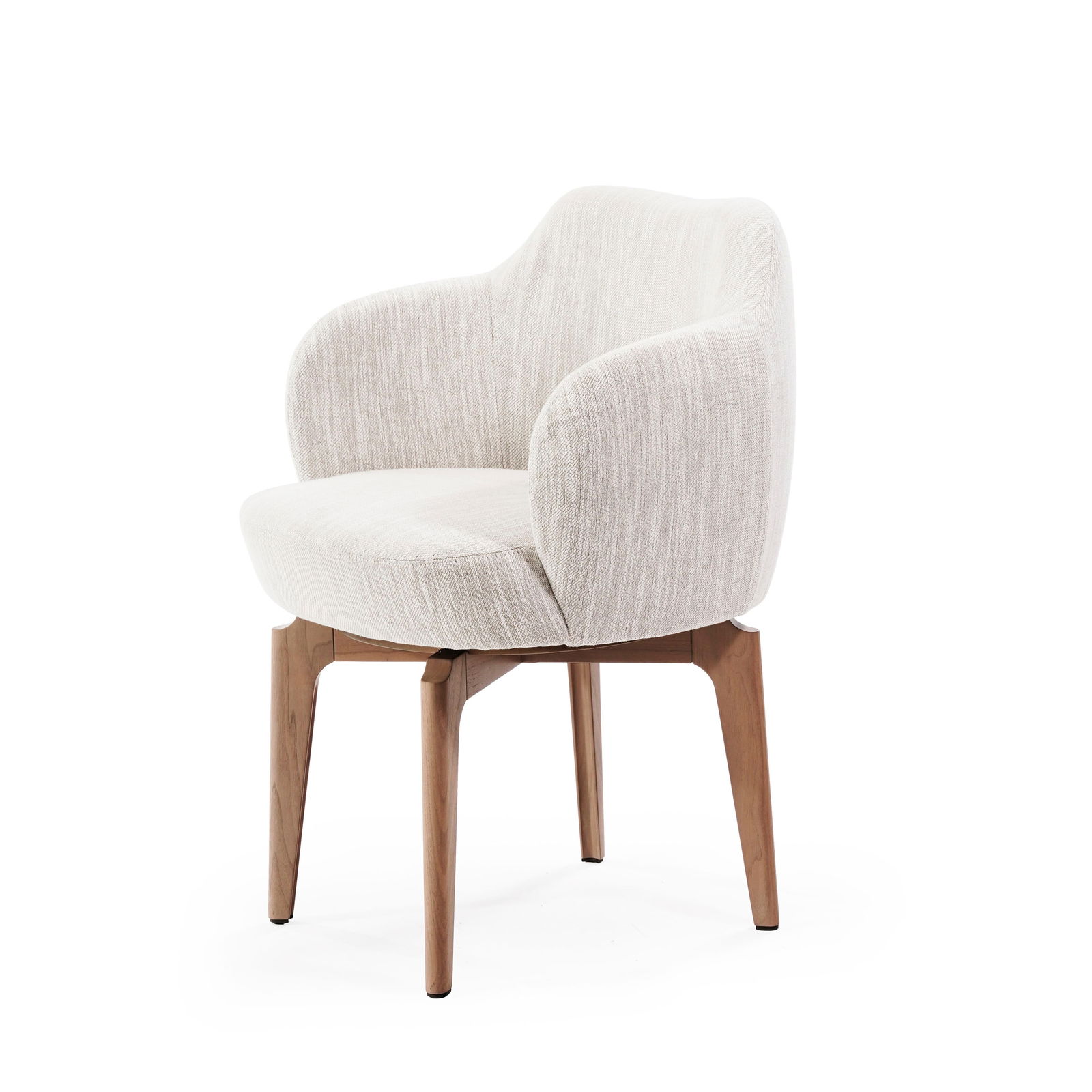 Fauteuil Elisa par Carlo Colombo (né en 1967), édition Giorgetti, garniture en tissu gris, (1 of 3)