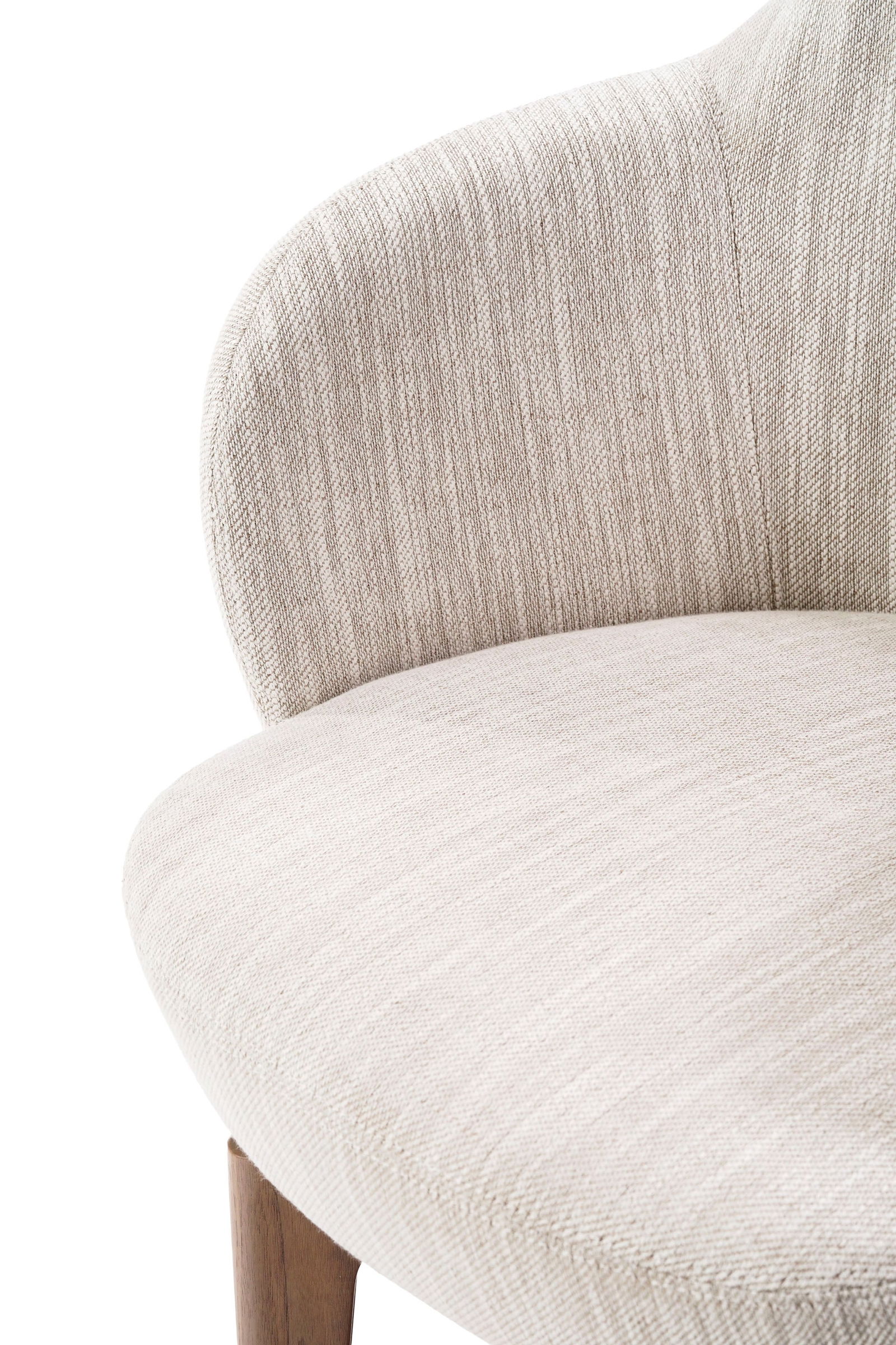 Fauteuil Elisa par Carlo Colombo (né en 1967), édition Giorgetti, garniture en tissu gris, - 2