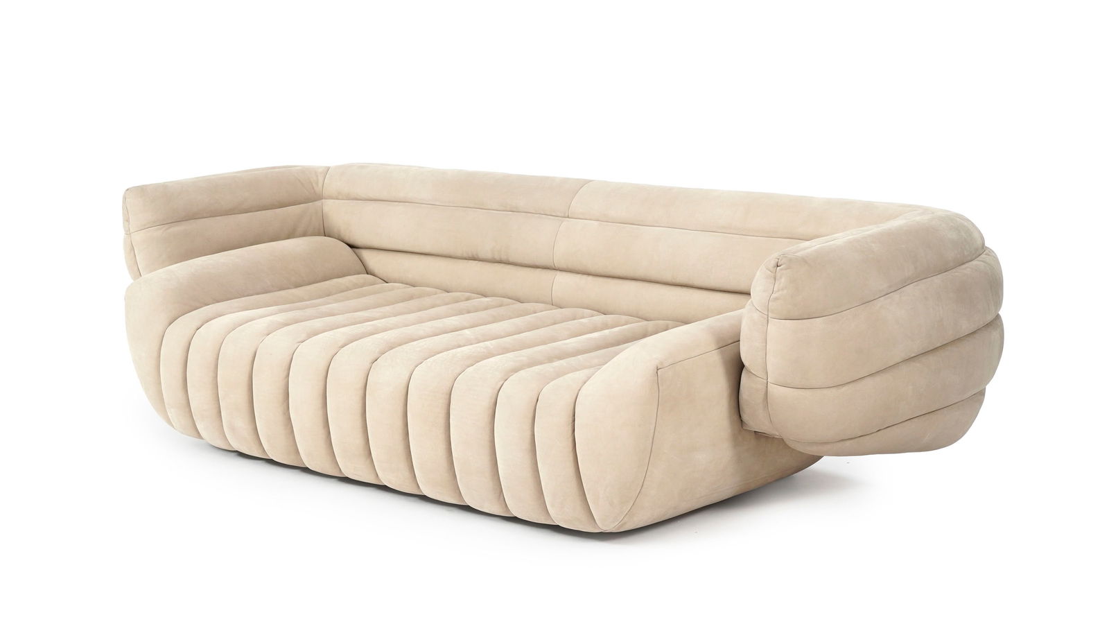 Canapé Tactile par Vincenzo De Cotiis (né en 1958), édition Baxter, garniture en cuir (1 of 3)