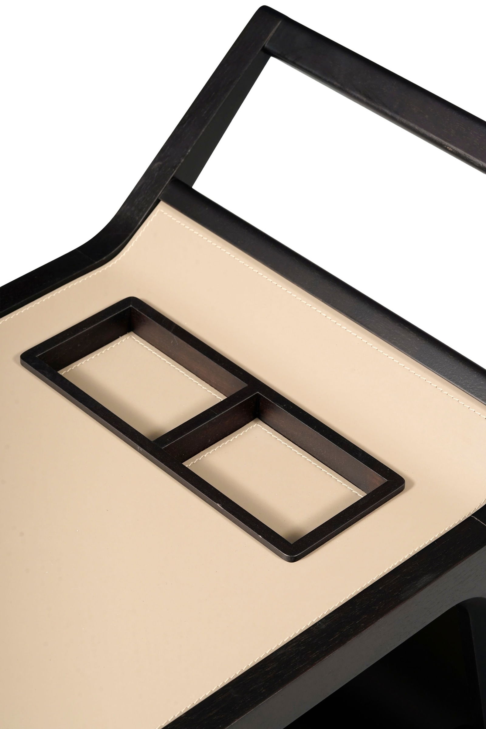 Trolley Too par Umberto Asnago (né en 1949), édition Giorgetti, en noyer teinté et cu - 2