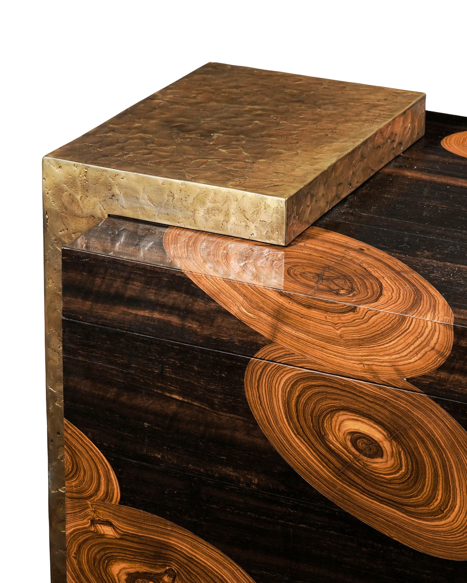 Cabinet Particules par Hervé van der Straeten (né en 1965), en bois d'ébène marq - 2