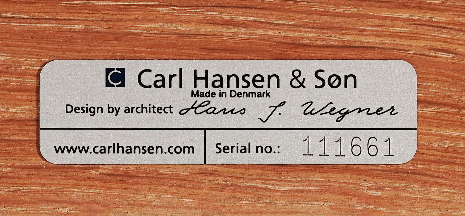 Fauteuil CH25 par Hans J. Wegner (1914-2007), édition Carl Hansen & Son, structure en ch - 4