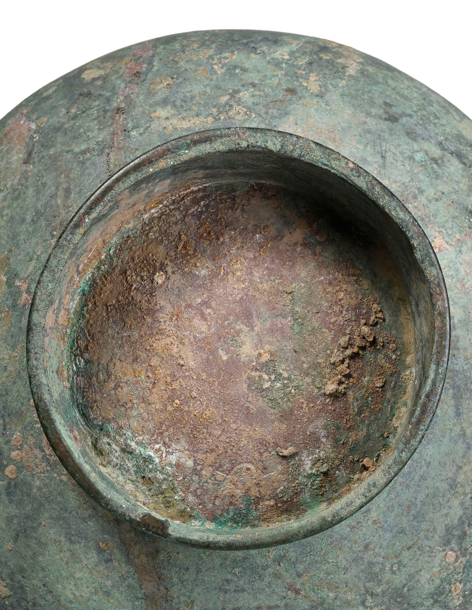 Vase tianqiuping en bronze avec col en forme de gousse d'ail, Chine, dynastie Han, h. 39 cm, 2392g  - 4