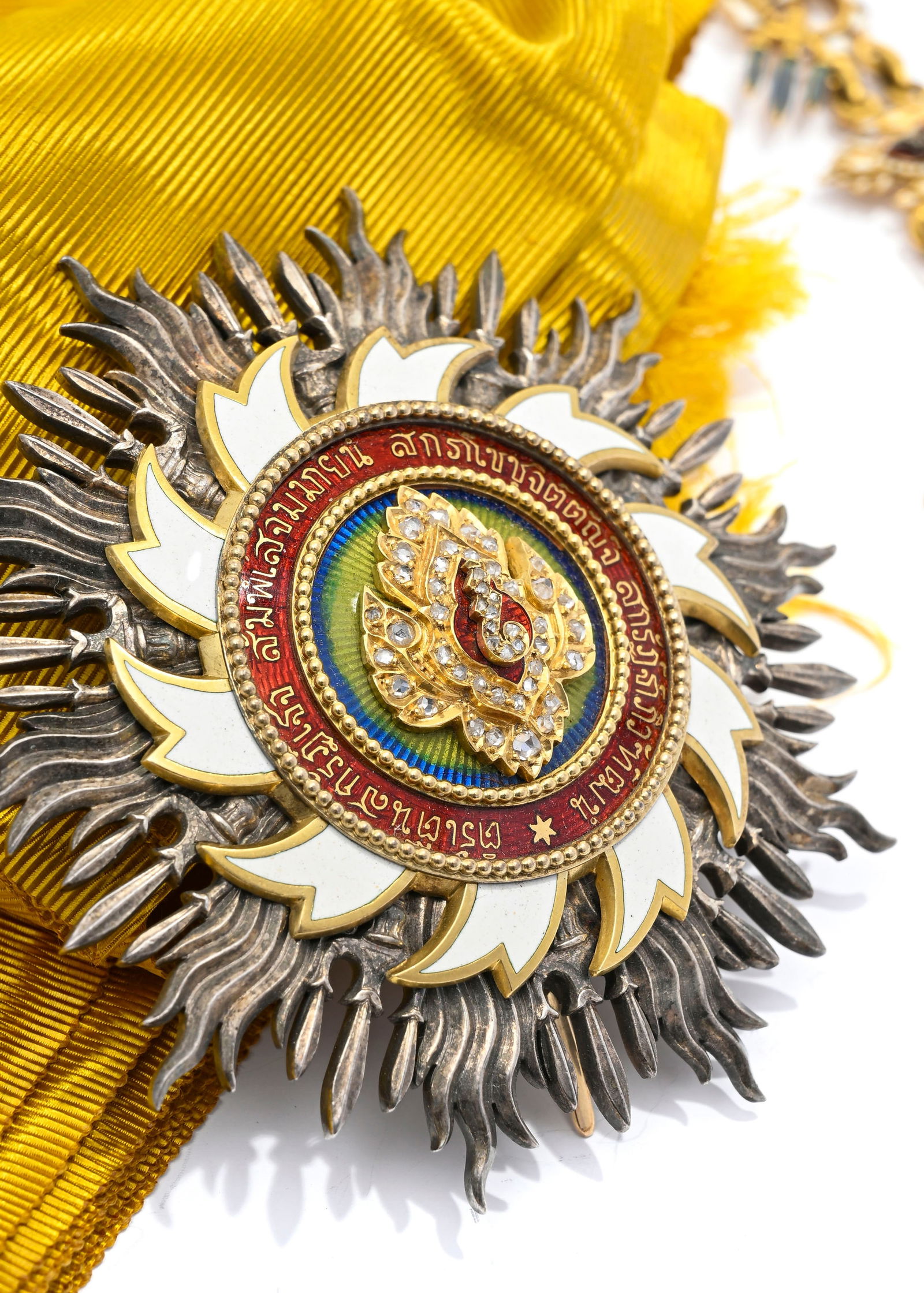 Royaume de Thaïlande, Ordre de la Dynastie Chakri, fondé en 1882, ensemble de Chevalier (g - 3