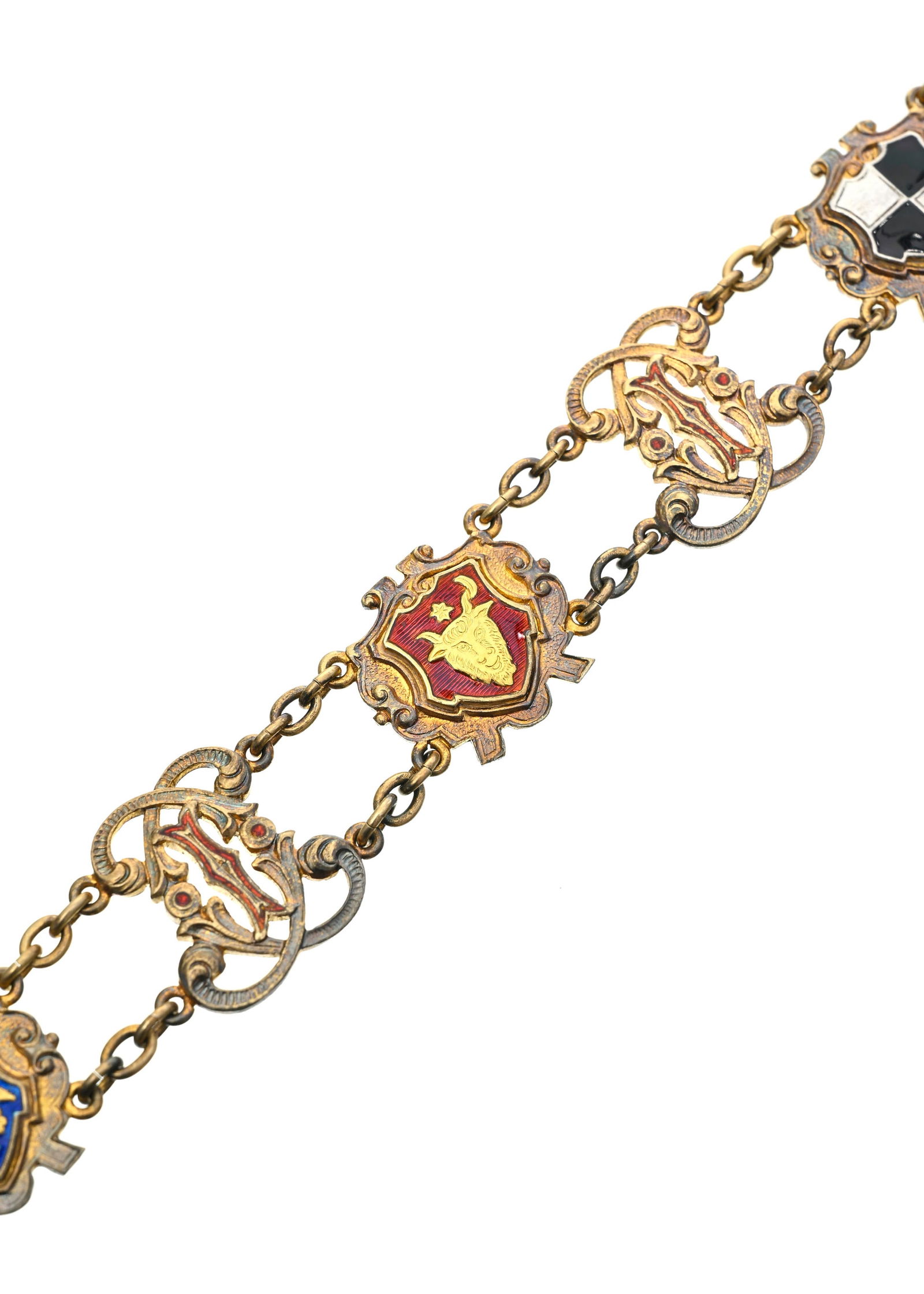 Royaume de Roumanie, Ordre de Carol Ier, institué en 1906, ensemble de Chevalier du Collier, co - 8