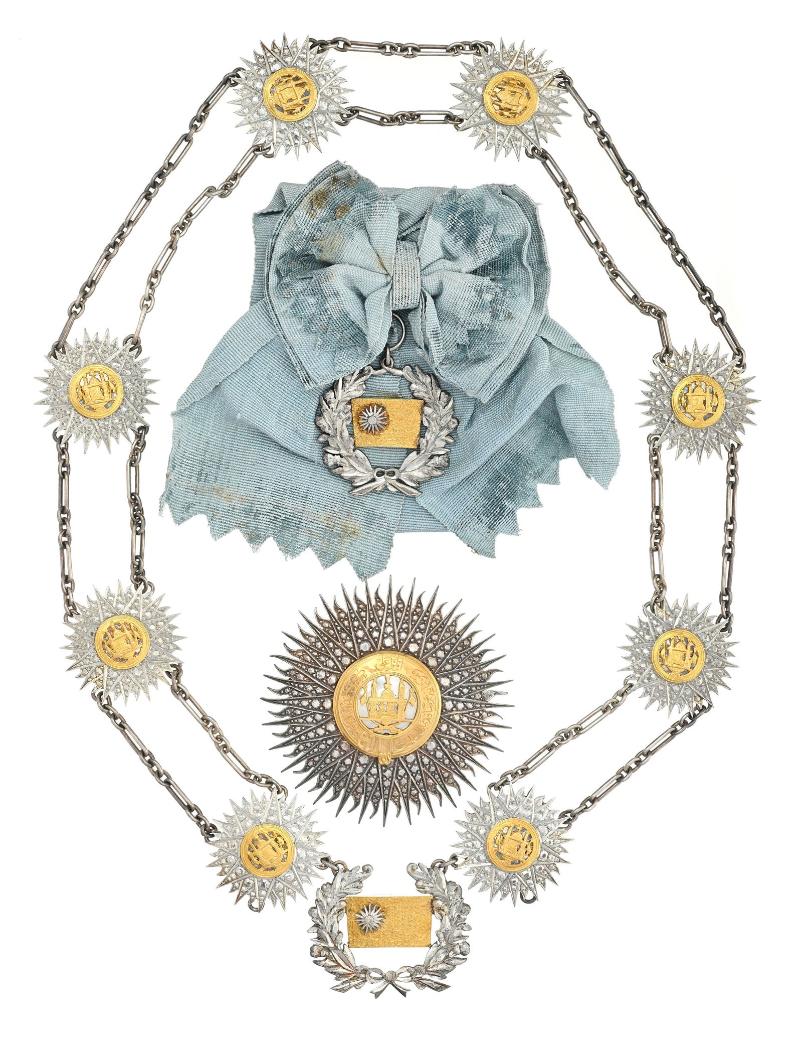 Royaume d'Afghanistan, Ordre du Soleil suprême (Nishan-i-Lmar-i-Ala), créé en 1897, e - 2