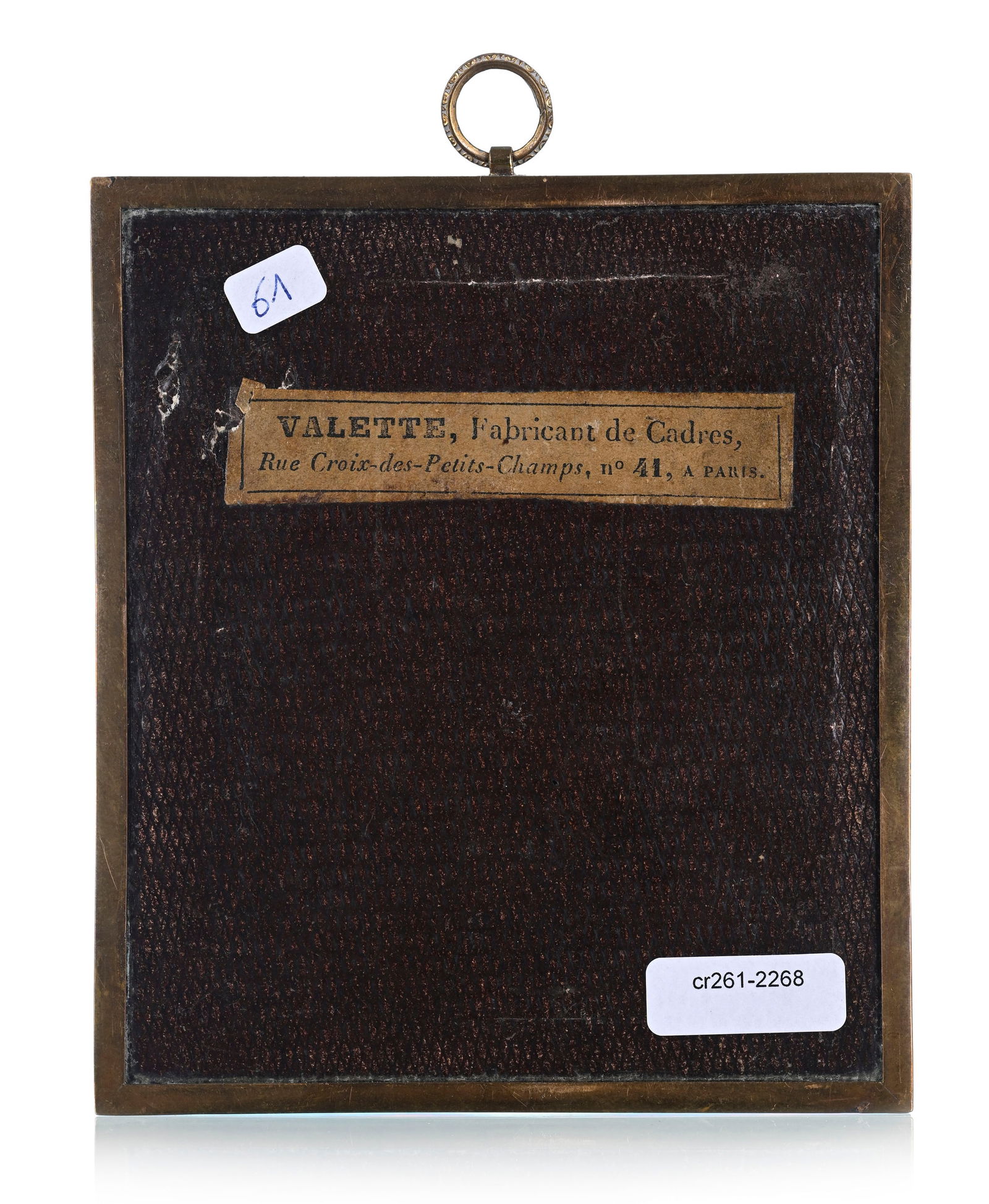 Joseph Dubasty (actif 1808-1842), portrait d'une dame au bonne en dentelle et un ruban blanc et bleu - 5