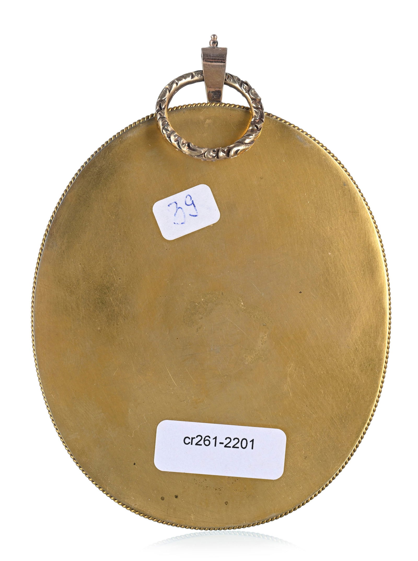 Liepmann Fränckel, (1772-1857), Gentilhomme au redingote bleu, portrait en miniature, gouache e - 3