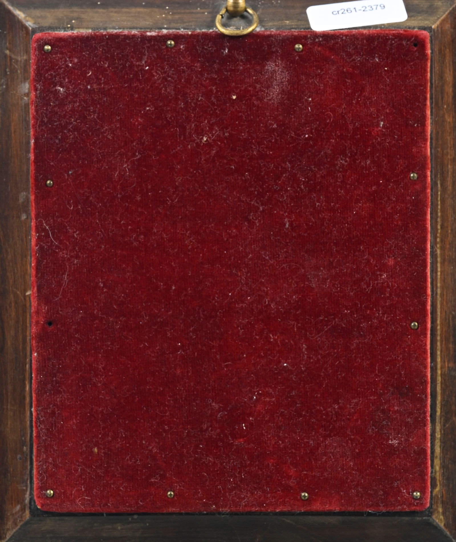 Portrait d'une dame à la robe blanche, miniature sur ivoire, signé Hubert à gauche, 8 - 5