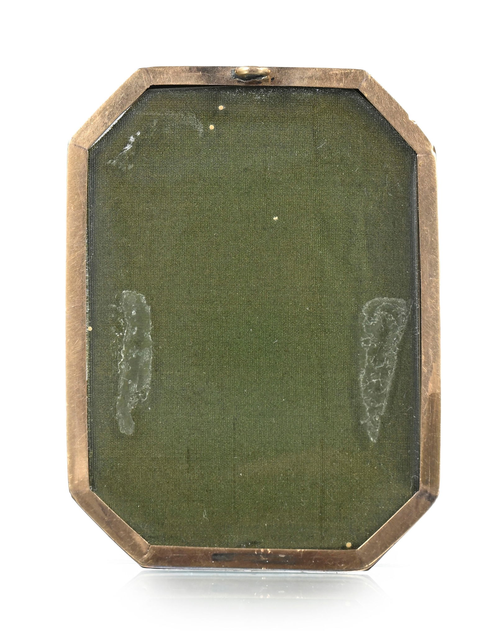 Dame à la colombe, portrait en miniature, aquarelle et gouache sur ivoire, la femme tient une c - 3