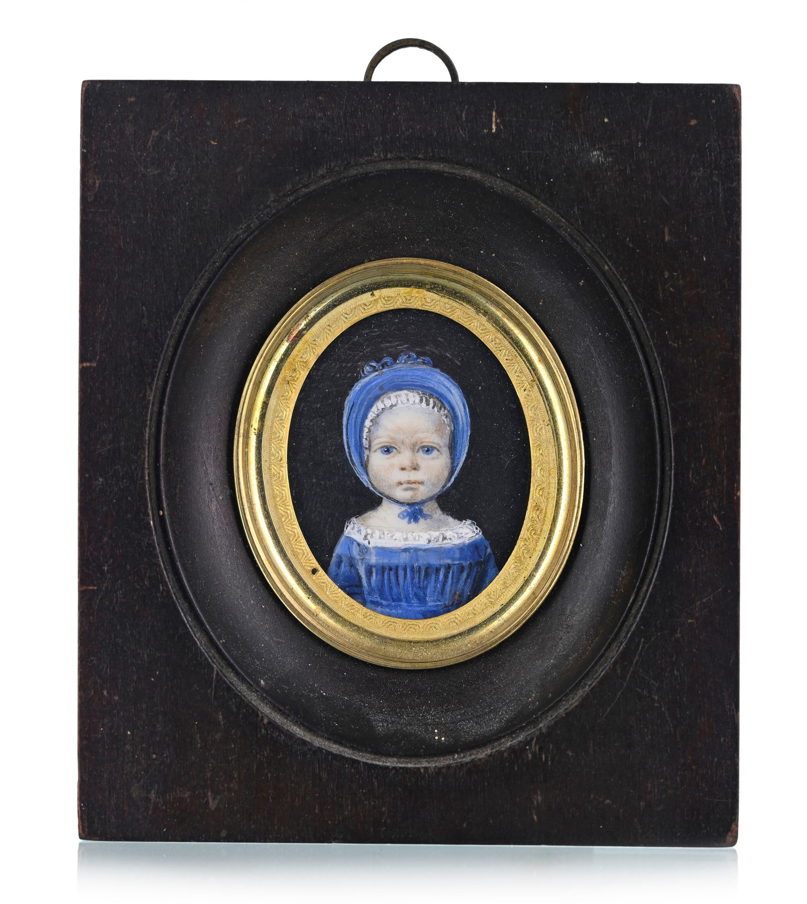 4 portraits en miniatures d’enfants, début XIXe s., aquarelle et gouache sur ivoire compr - 5