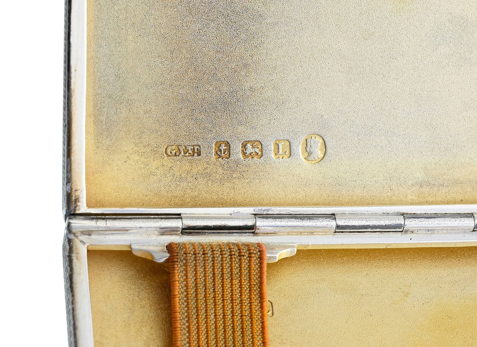 Ensemble d’accessoires pour Gieves Ltd, Londres, en argent guilloché et émail bleu r - 7