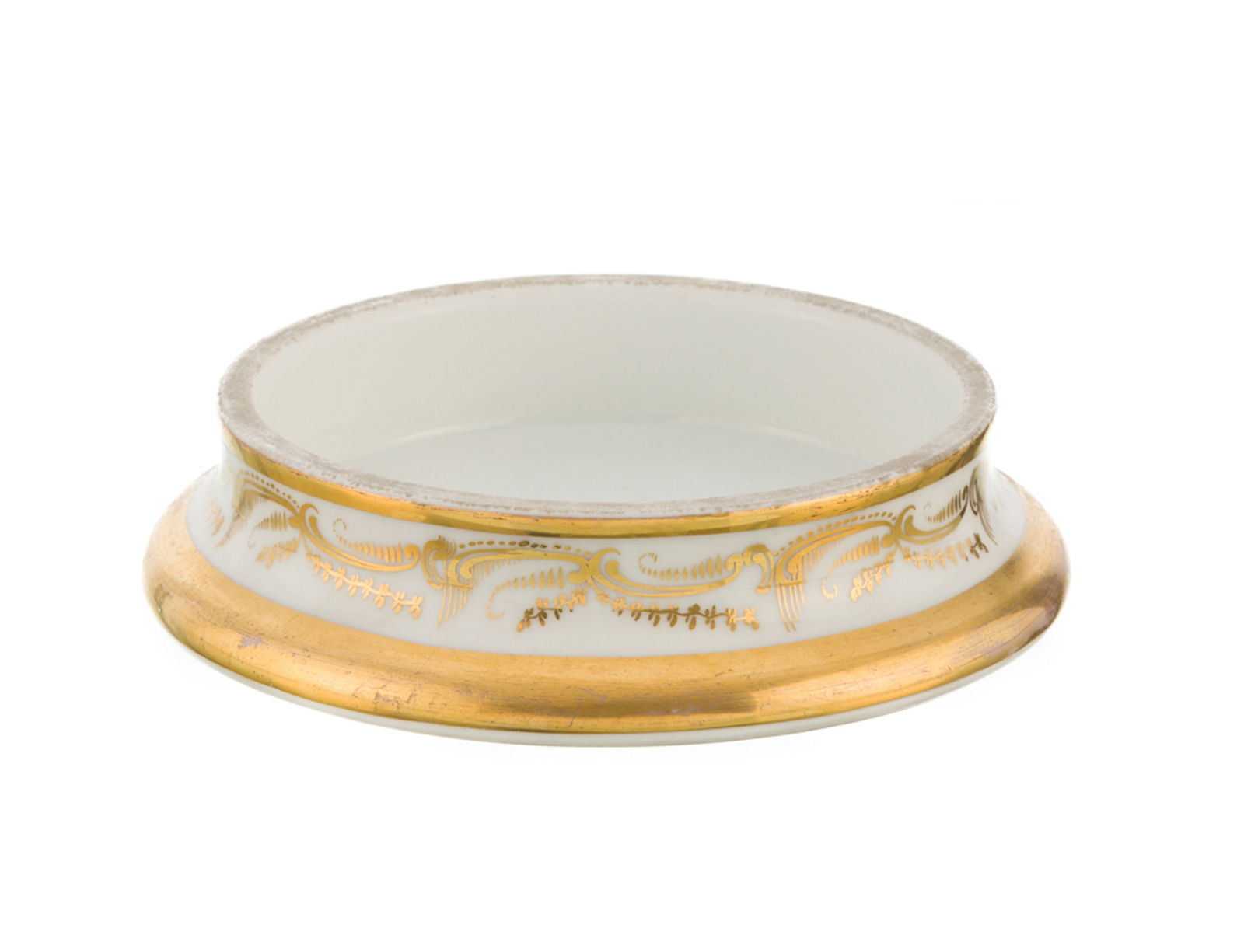 Cache-pot en porcelaine de la manufacture Popov, Russie, milieu du XIXe s., au décor de fleurs  - 6