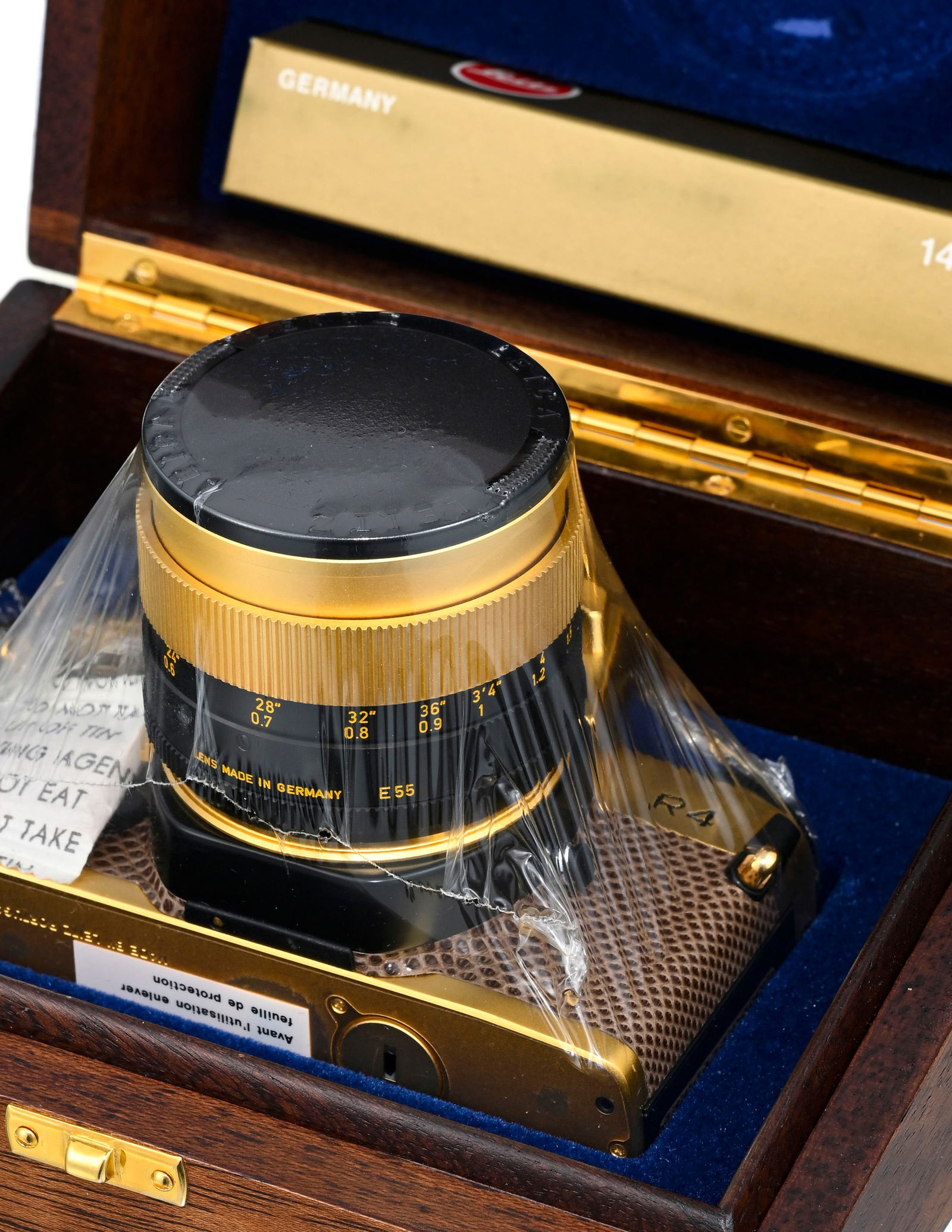 Appareil photographique Leica R4, série limitée de luxe, par Leitz Portugal, 1984, objecti - 8