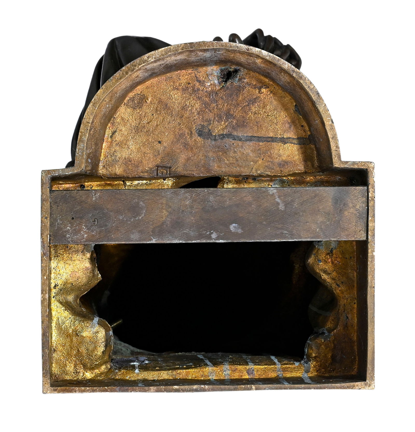 Eugène-Antoine Aizelin (1821-1902), Psyché, bronze à patine brune, signé et dat& - 10