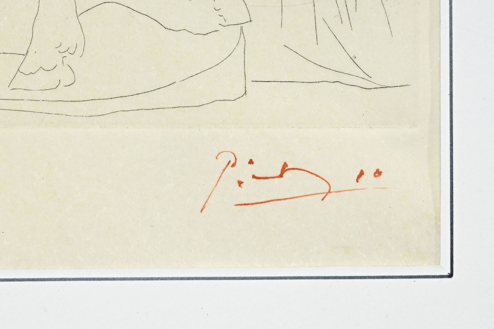 Pablo Picasso (1881-1973), "Le repos du sculpteur devant des chevaux et un taureau" ou "Sculpteur et - 6