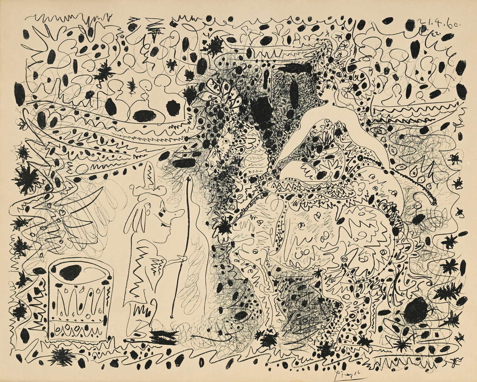 Pablo Picasso (1881-1973), d'après, "L'écuyère", 1960, lithographie, signée et d (1 of 7)