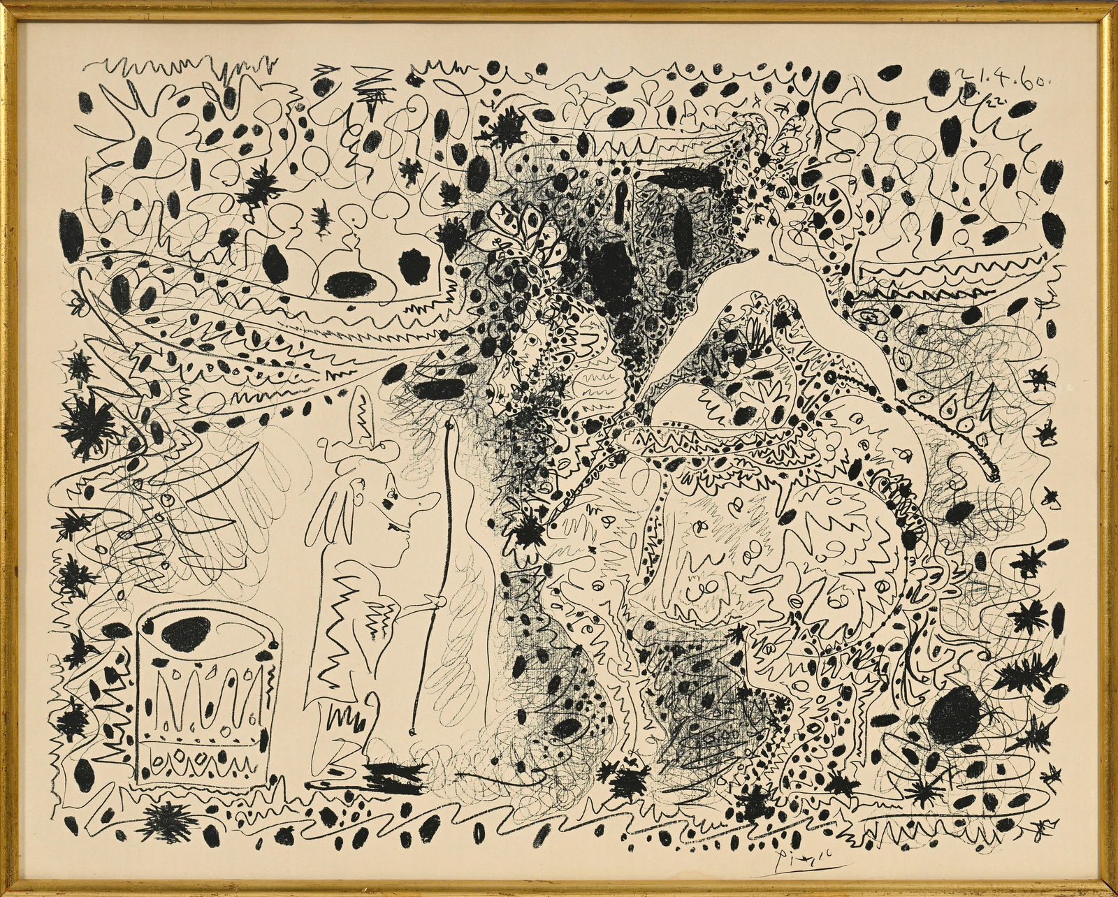 Pablo Picasso (1881-1973), d'après, "L'écuyère", 1960, lithographie, signée et d - 2