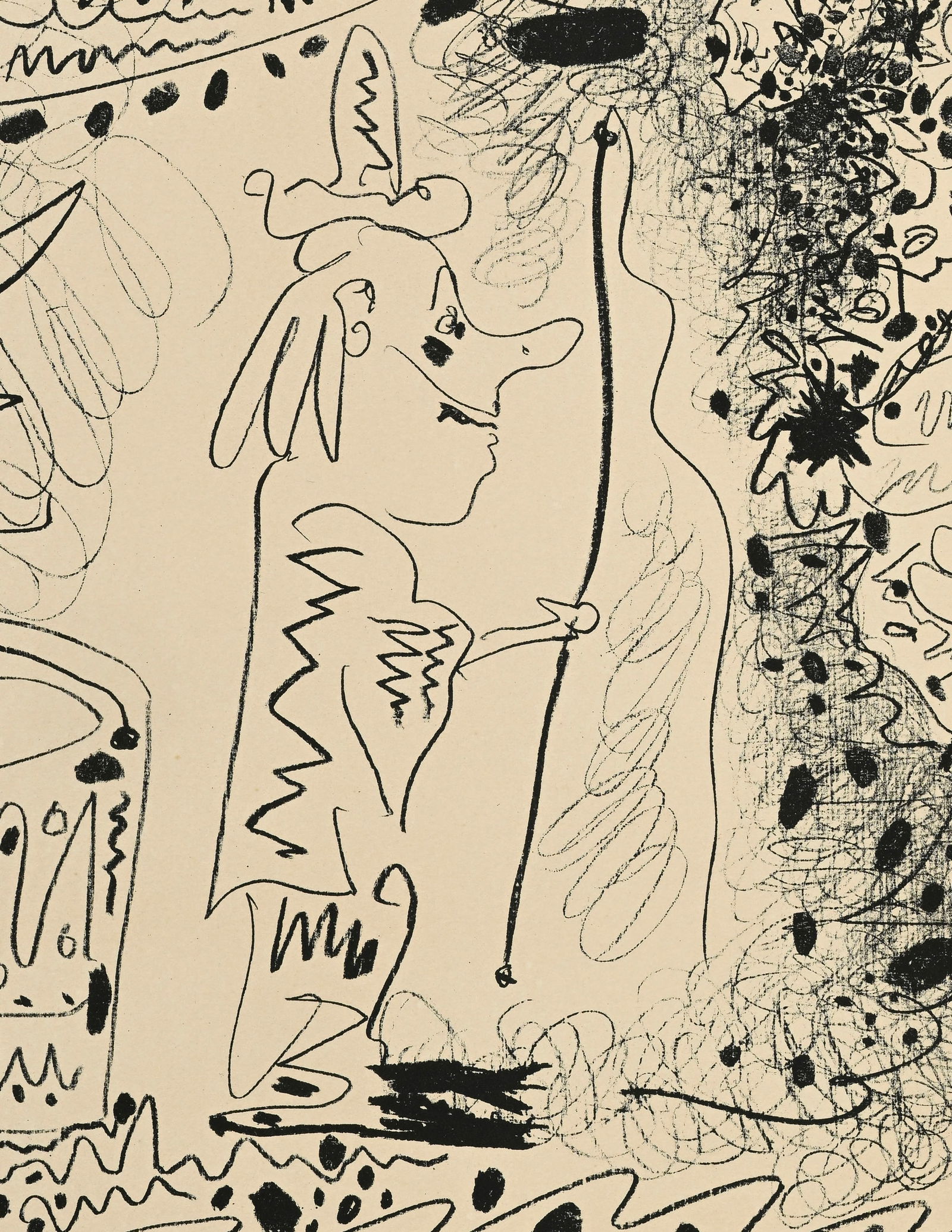 Pablo Picasso (1881-1973), d'après, "L'écuyère", 1960, lithographie, signée et d - 4