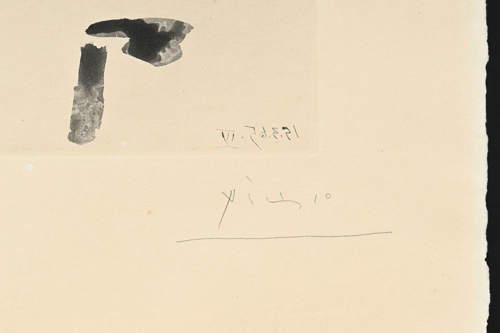 Pablo Picasso (1881-1973), "Peintre au repos avec modèle de dos", 1965, aquatinte et pointe s&# - 5