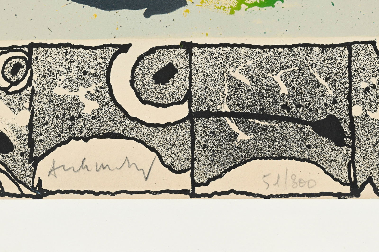 Pierre Alechinsky (1927), "Babord", 1968, lithographie en couleurs, signée et numéroté - 4