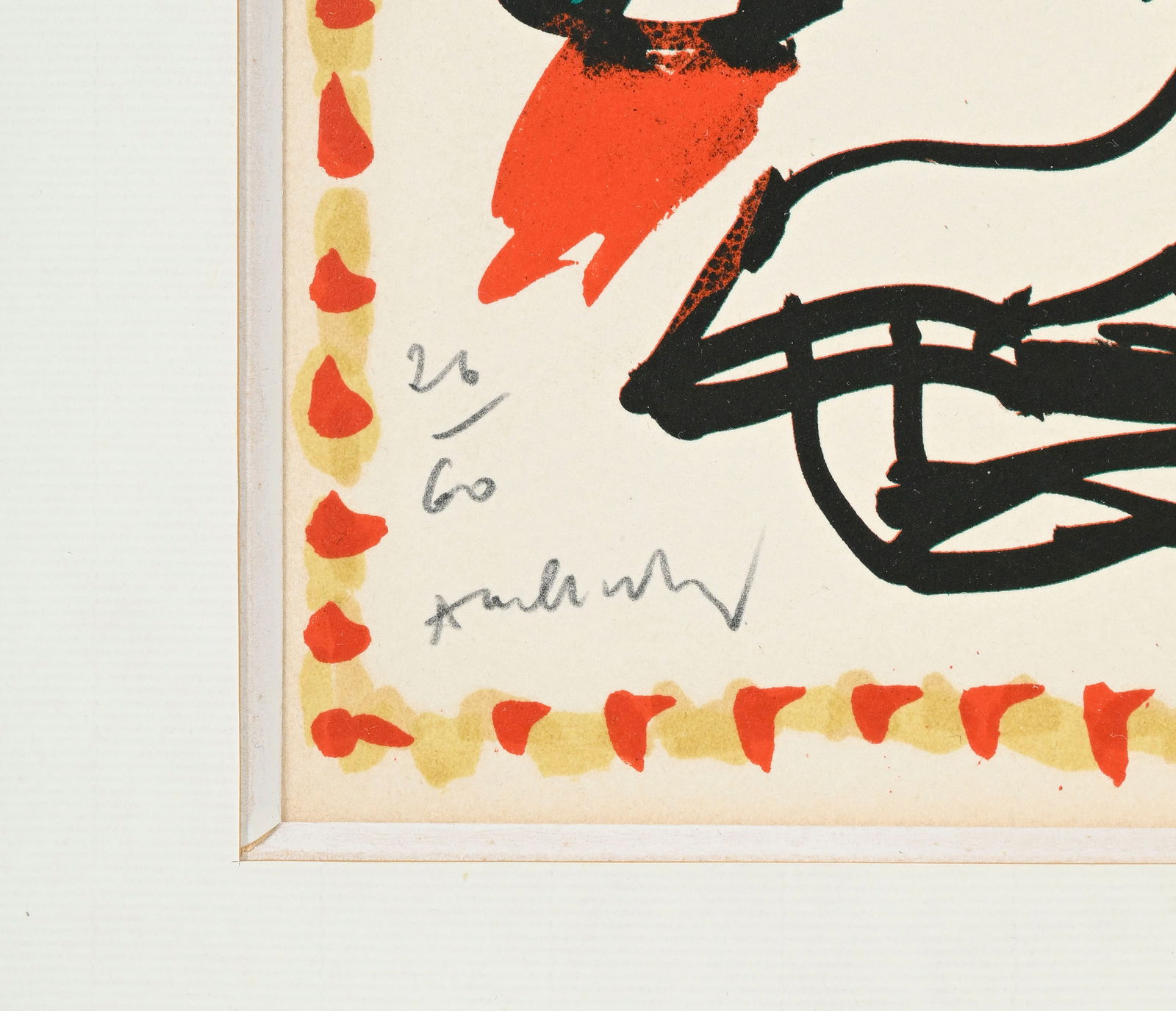 Pierre Alechinsky (1927), "En deux temps", 1977, lithographie en couleurs, signée et numér - 4