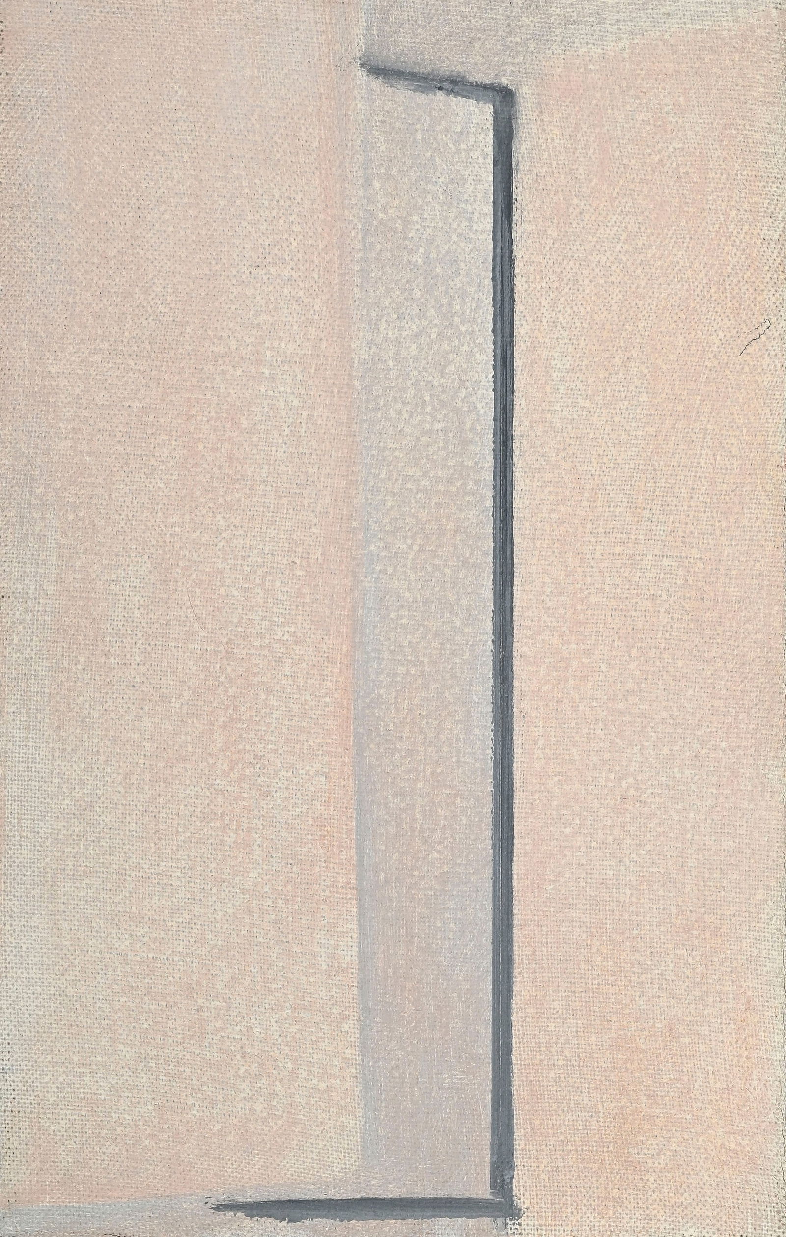 Geneviève Asse (1923-2021), "Hommage à Saenredam" (étude), huile sur toile, 22x14 cm : Geneviève Asse (1923-2021), "Hommage à Saenredam" (étude), huile sur toile, 22x14 cm Cette œuvre figure dans le catalogue raisonné de l’œuvre peint de Genevièv